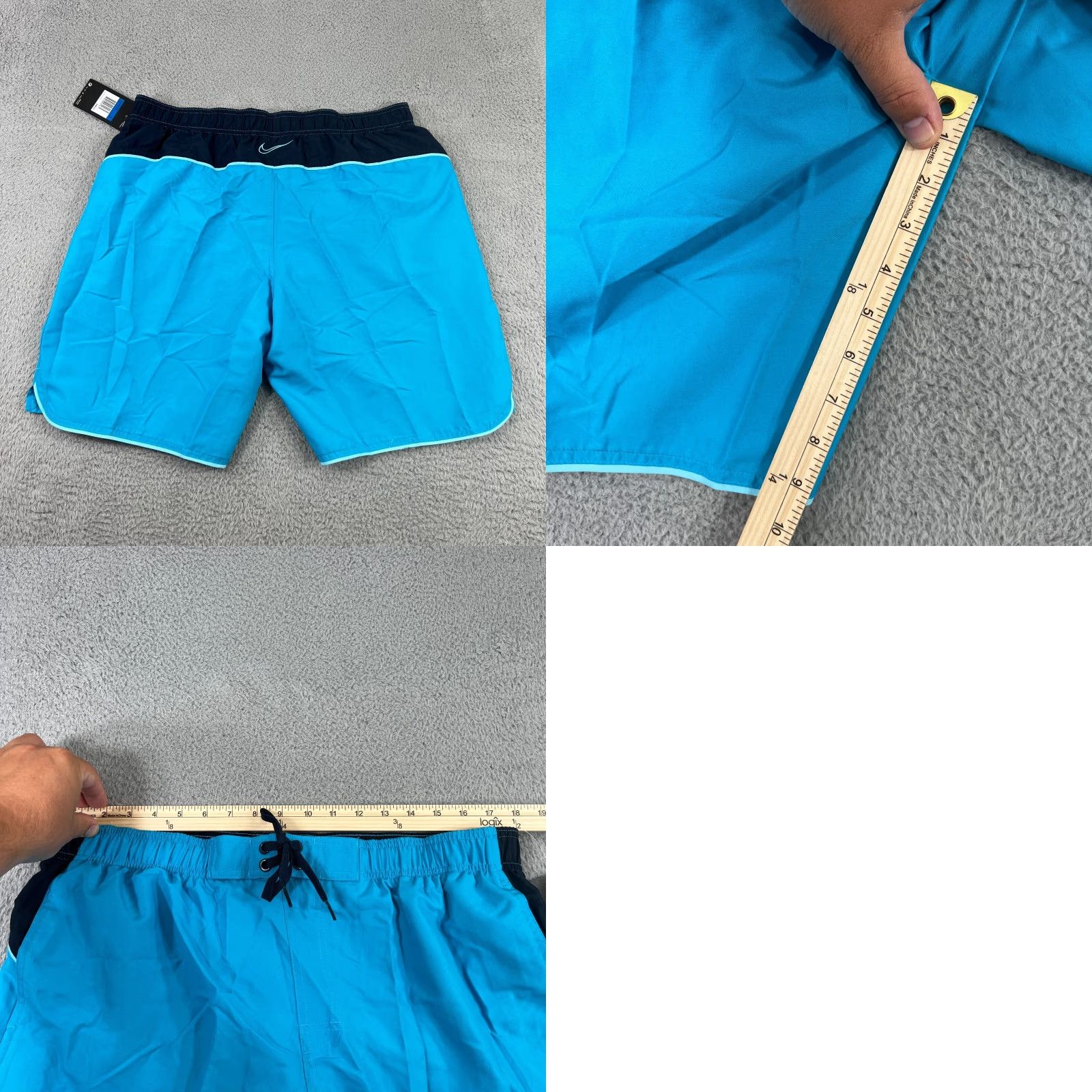 Nike Nike XL Blue Swim Trunks Mens Volley Board Shorts Lined 100% Polyester NESS9509 Size US 36 / EU 52 - 8 Thumbnail