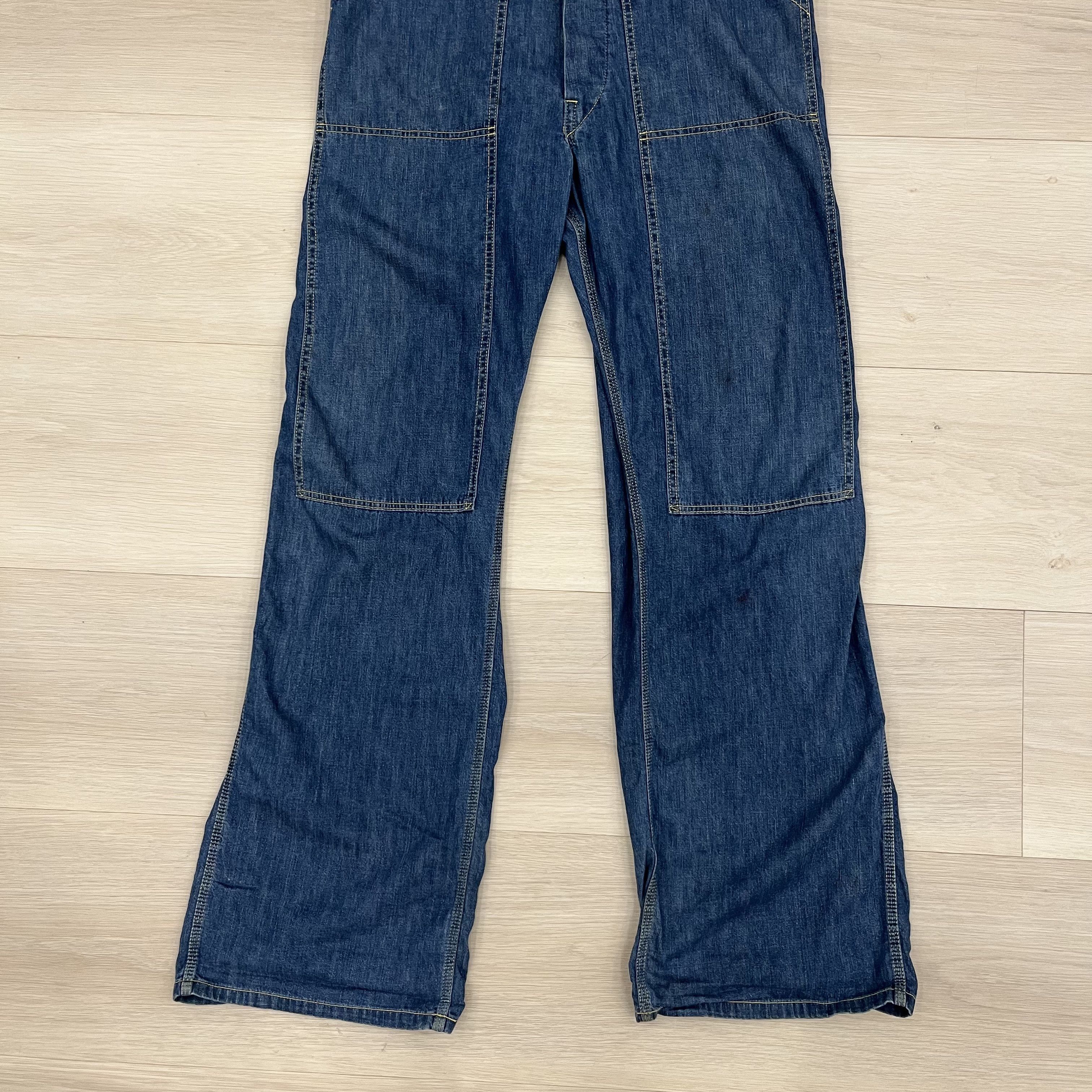 Needles HOGGS by Nepenthes Vintage Denim Overalls Size US 33 - 5 Thumbnail