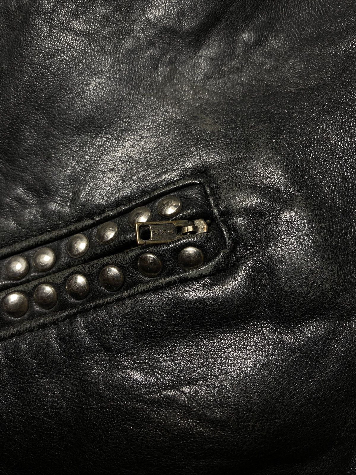 Leather Futuristic Vintage Japanese Style Flamingo Leather Jacket Size M / US 6-8 / IT 42-44 - 9 Thumbnail