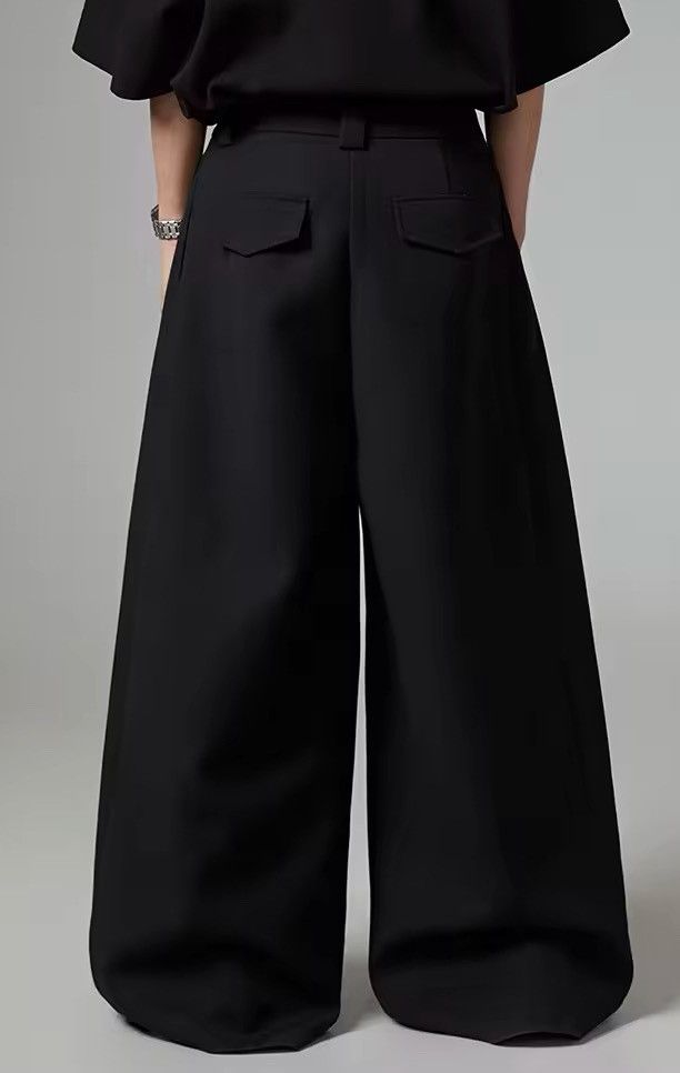 Japanese Brand Cleanfit retro fashion pleated baggy pants Size US 31 - 7 Thumbnail