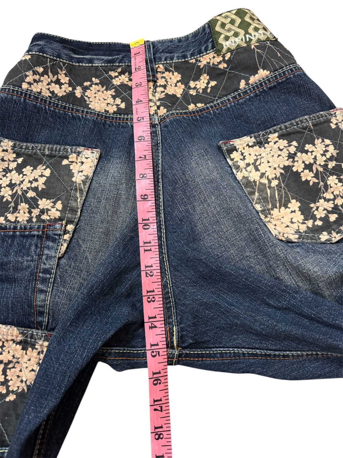 Japanese Brand INFINITY MULTIPOCKET KOI KARAKURI TAMASHII DESIGN DENIM Size US 33 - 25 Thumbnail