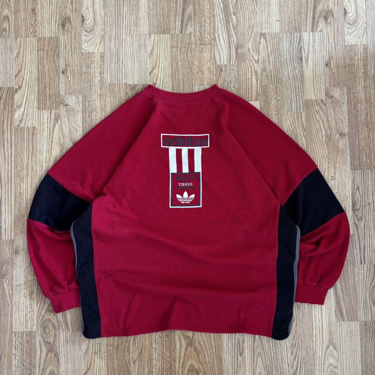Adidas Adidas Vintage 90s Sweatshirt Big logo Y2K Size US XL / EU 56 / 4 - 3 Thumbnail