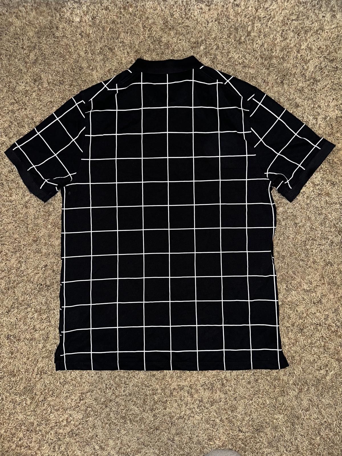 Nike Nike Men’s Black Knit Grid Polo Shirt Sample Size US M / EU 48-50 / 2 - 4 Thumbnail