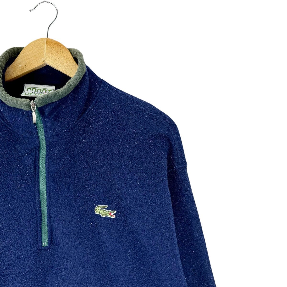 Lacoste × Polartec ☀️LACOSTE POLARTEC HALF ZIP FLEECE SWEATER Size US L / EU 52-54 / 3 - 4 Thumbnail