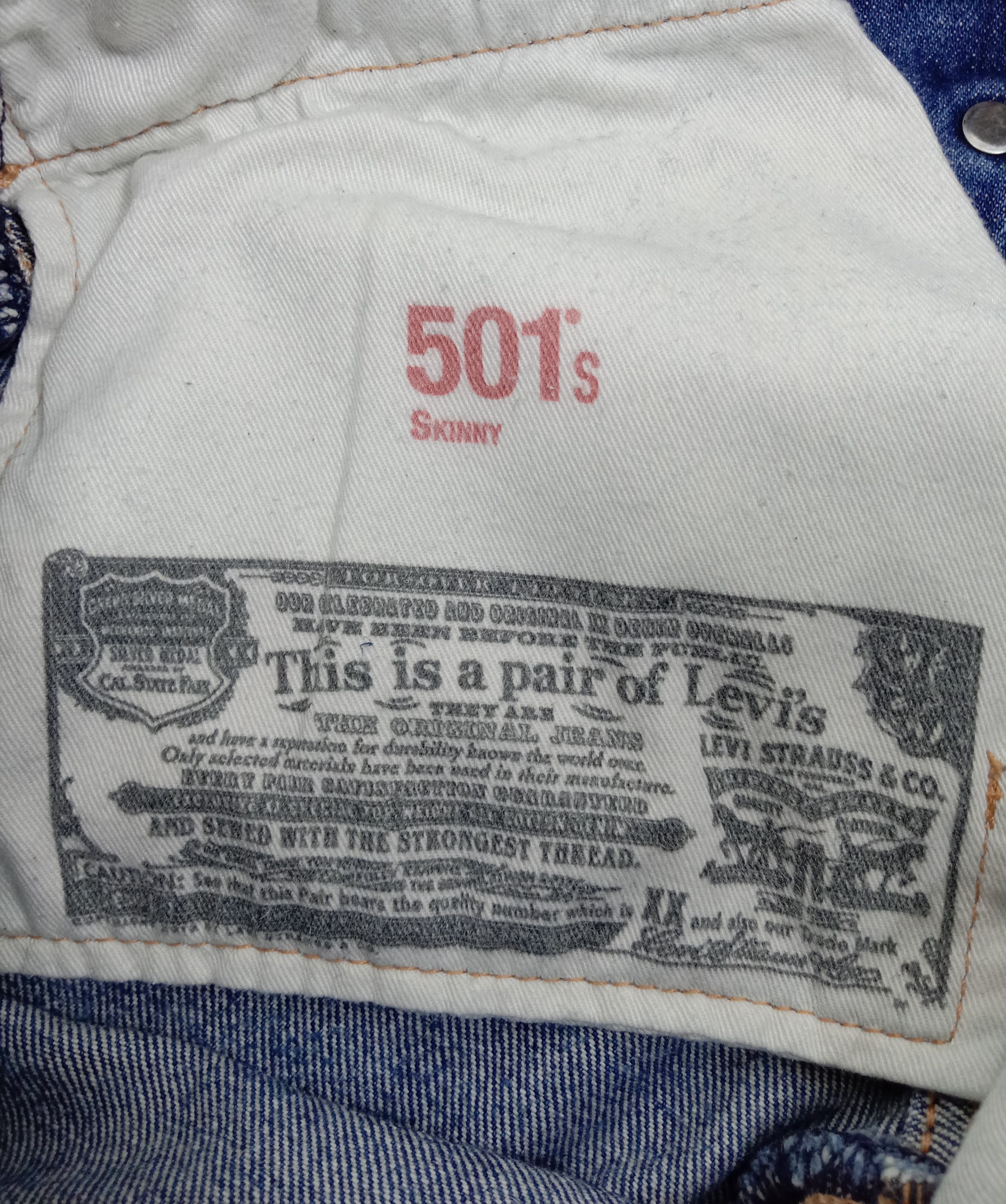 Levi's Vintage Levi's 501s Jeans Faded Blue Distressed Denim Size US 30 / EU 46 - 14 Thumbnail