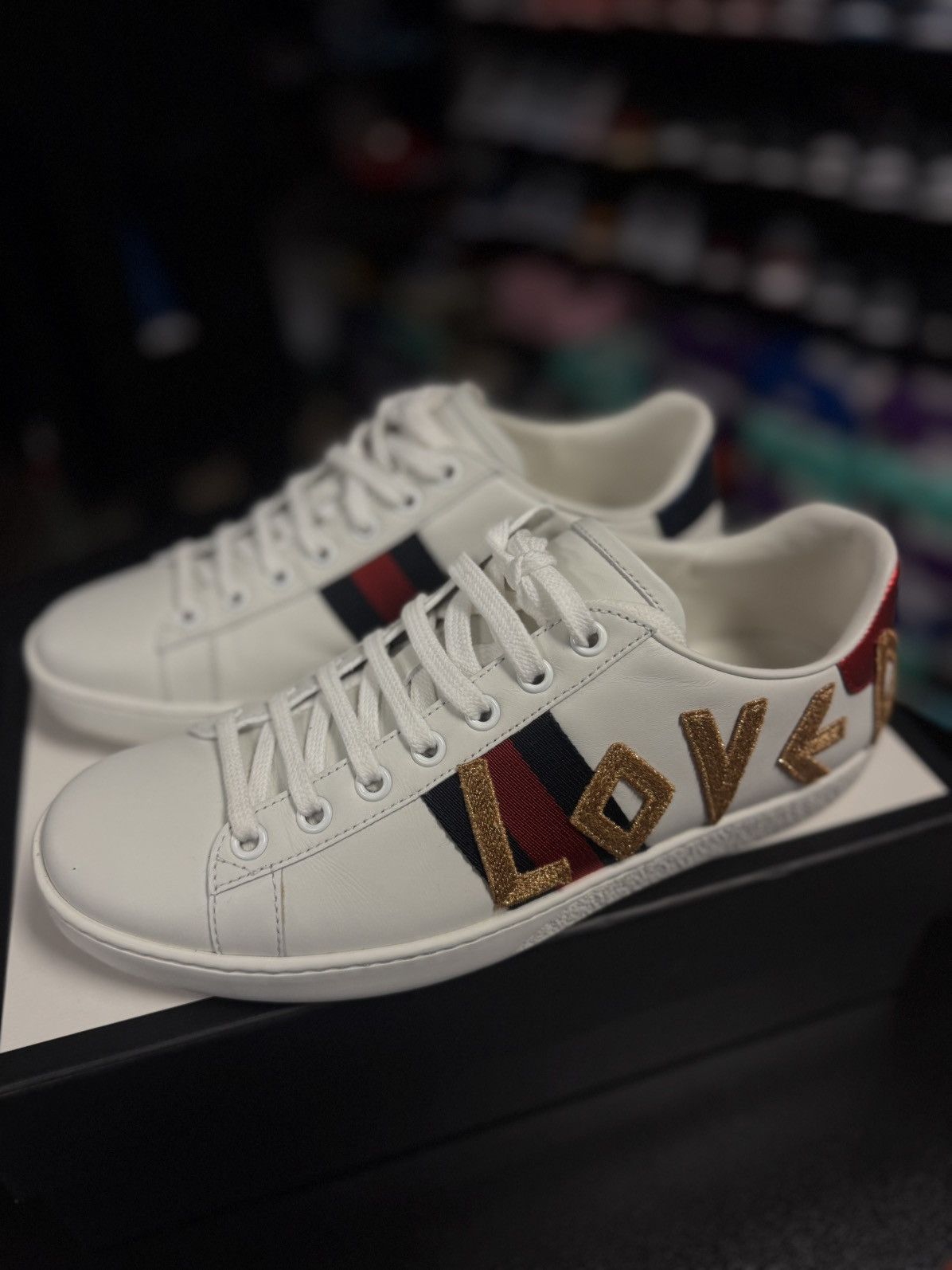 Gucci Gucci Low Top “Loved” Sneakers Colorful Size 38G Size US 8 / EU 41 - 7 Thumbnail
