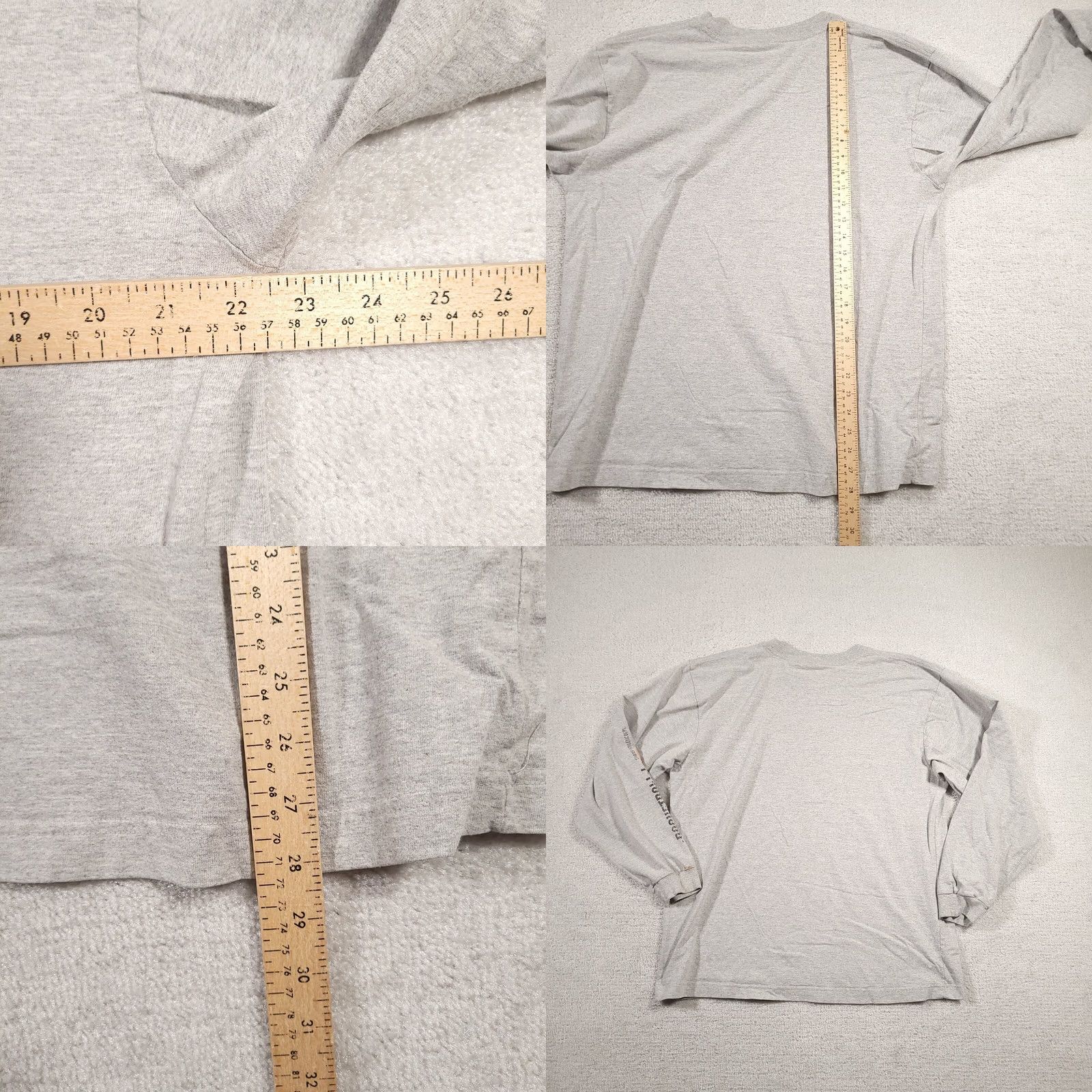 Starter VINTAGE Starter Shirt Men Large Gray Long Sleeve Basketball 90s Y2K Sports Size US L / EU 52-54 / 3 - 8 Thumbnail