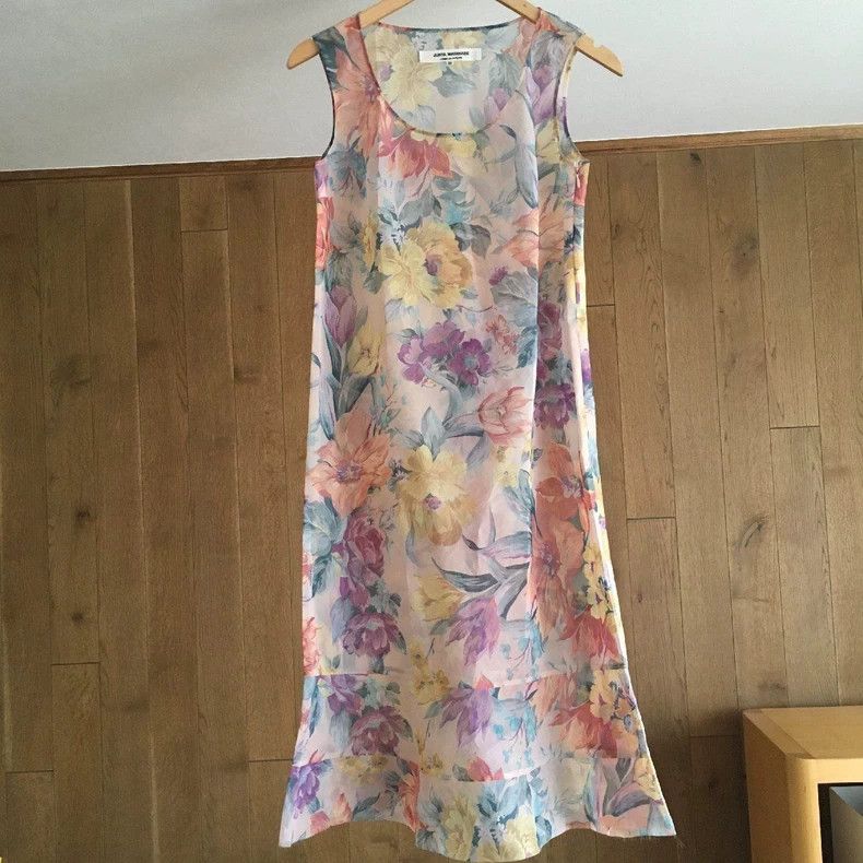Junya Watanabe Junya Watanabe Floral Sleeveless Dress Size M / US 6-8 / IT 42-44 - 1 Thumbnail