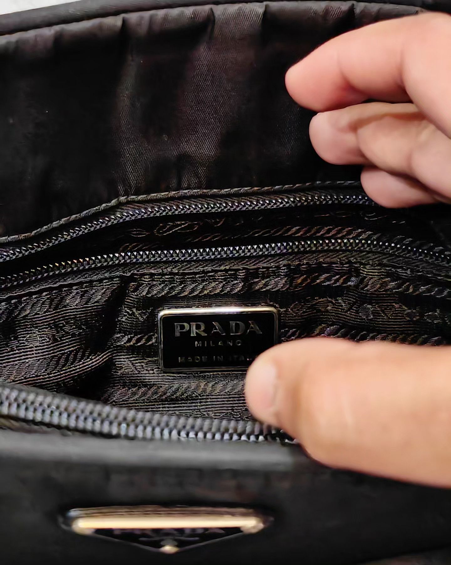 Prada PRADA TESSUTO NERO NYLON BAG Size ONE SIZE - 8 Thumbnail