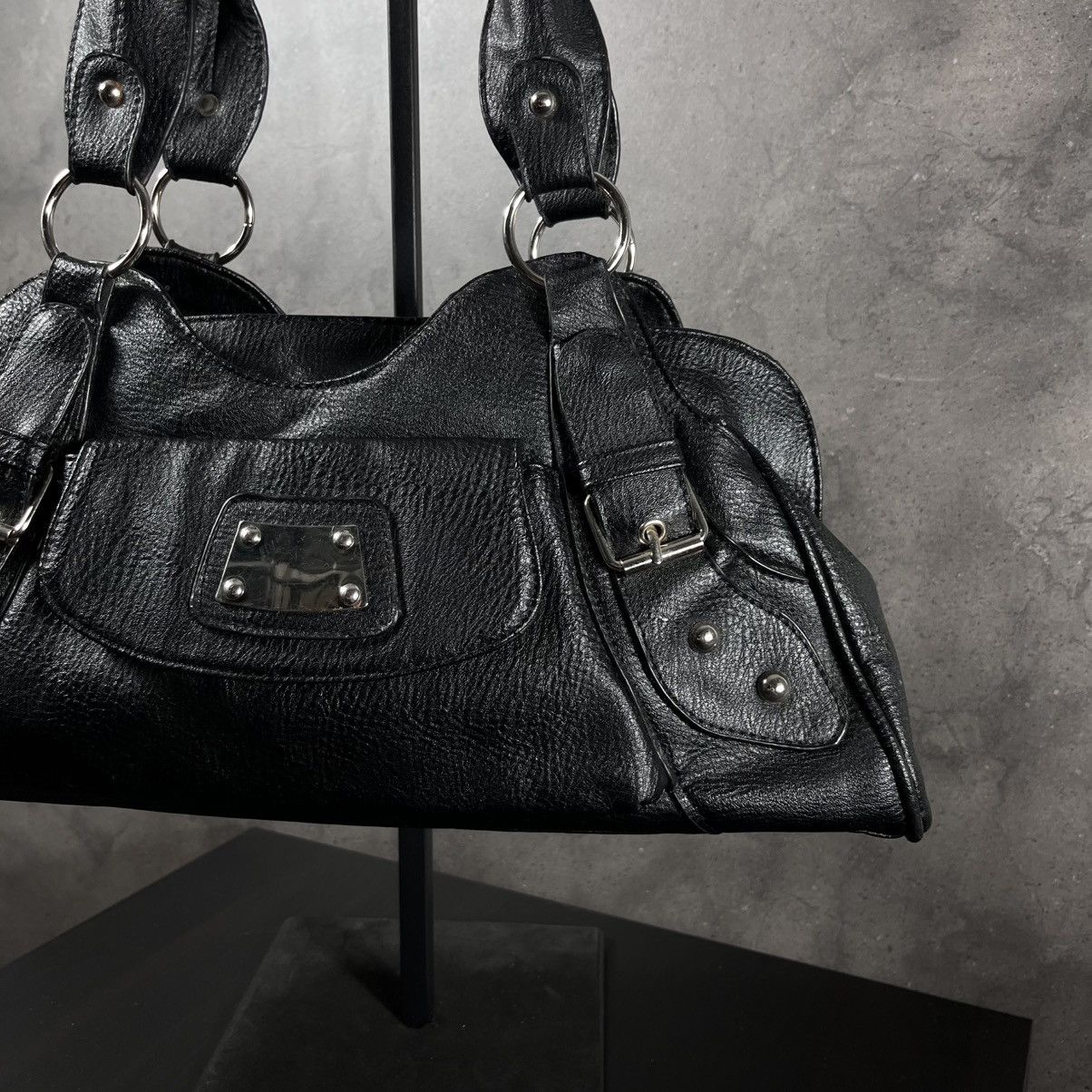 Japanese Brand Vintage Y2K Avant Garde City Bag Style Hand Shoulder Bag Size ONE SIZE - 3 Thumbnail