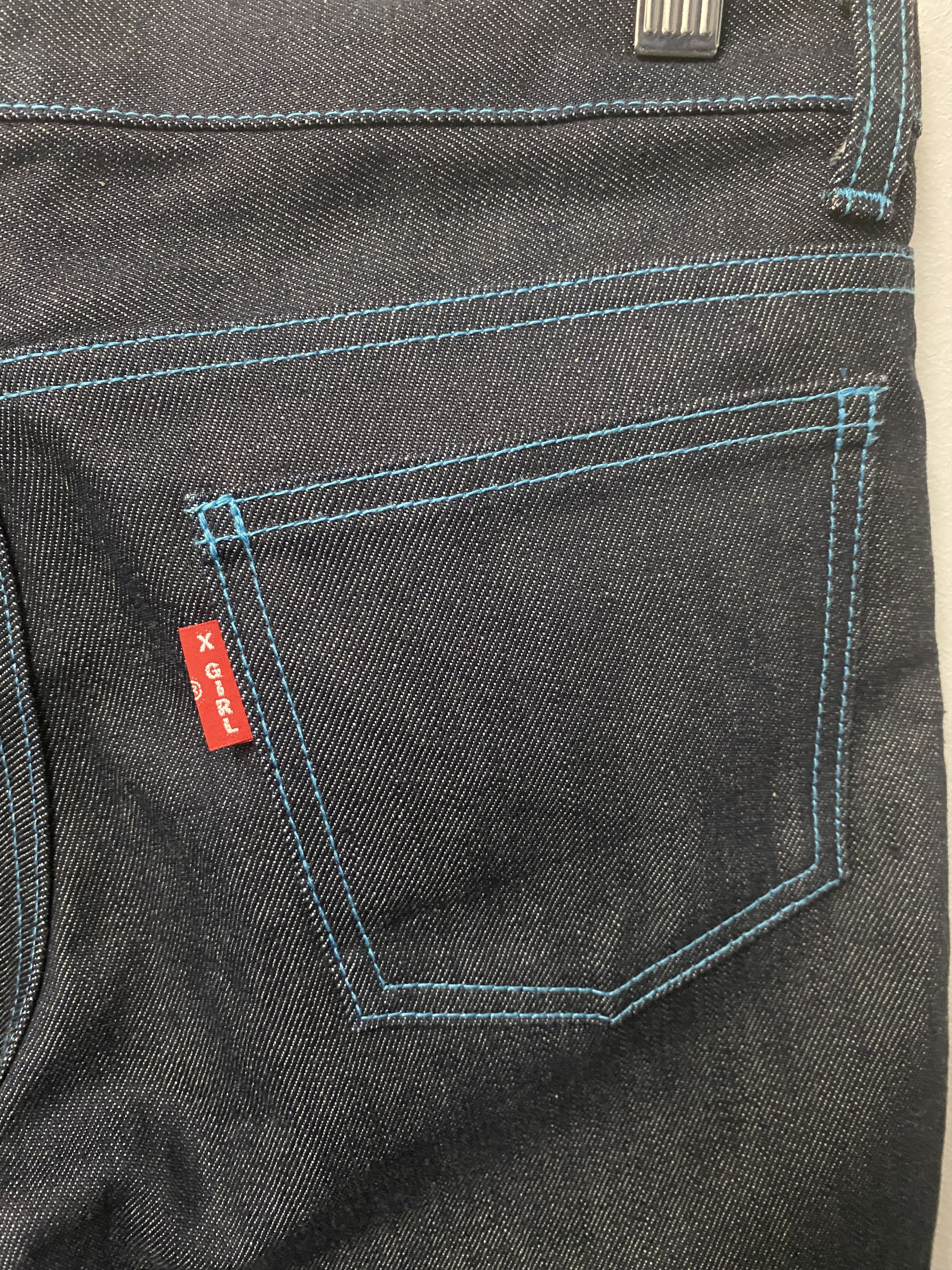 Japanese Brand × Vintage Vintage X-Girl Japanese Brand Slim Fit Blue Jeans Size US 29 - 6 Thumbnail
