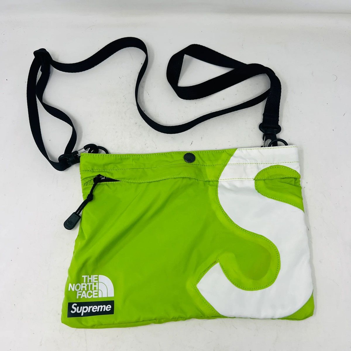 Supreme × The North Face Supreme The North Face S Logo Shoulder Bag Lime Size ONE SIZE - 1 Preview