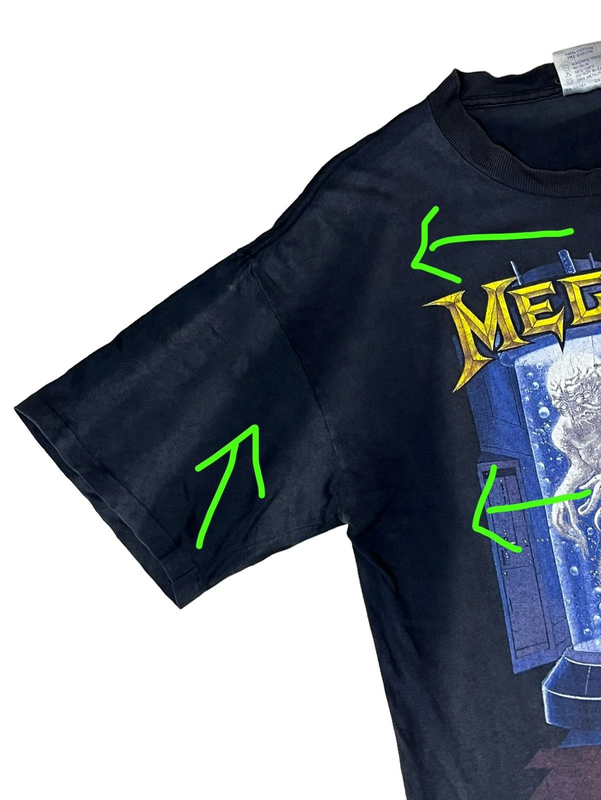 Megadeth RARE🔥VINTAGE 90s MEGADETH “HANGAR 18” 1991 FADED T SHIRT Size US L / EU 52-54 / 3 - 16 Thumbnail