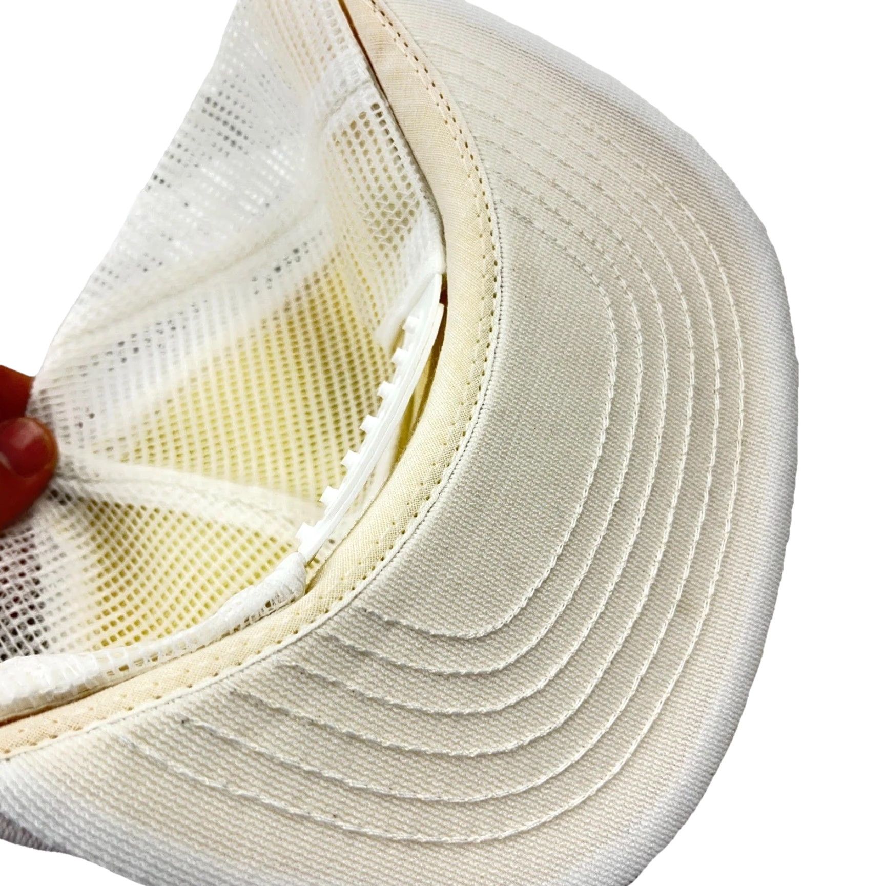 Vintage VINTAGE US Department Of Agriculture Trucker Hat Cap Made In USA White Cotton Twill Adjustable Outdoor Logo 80s 90s Retro Dad Mens Hat Size ONE SIZE - 4 Thumbnail