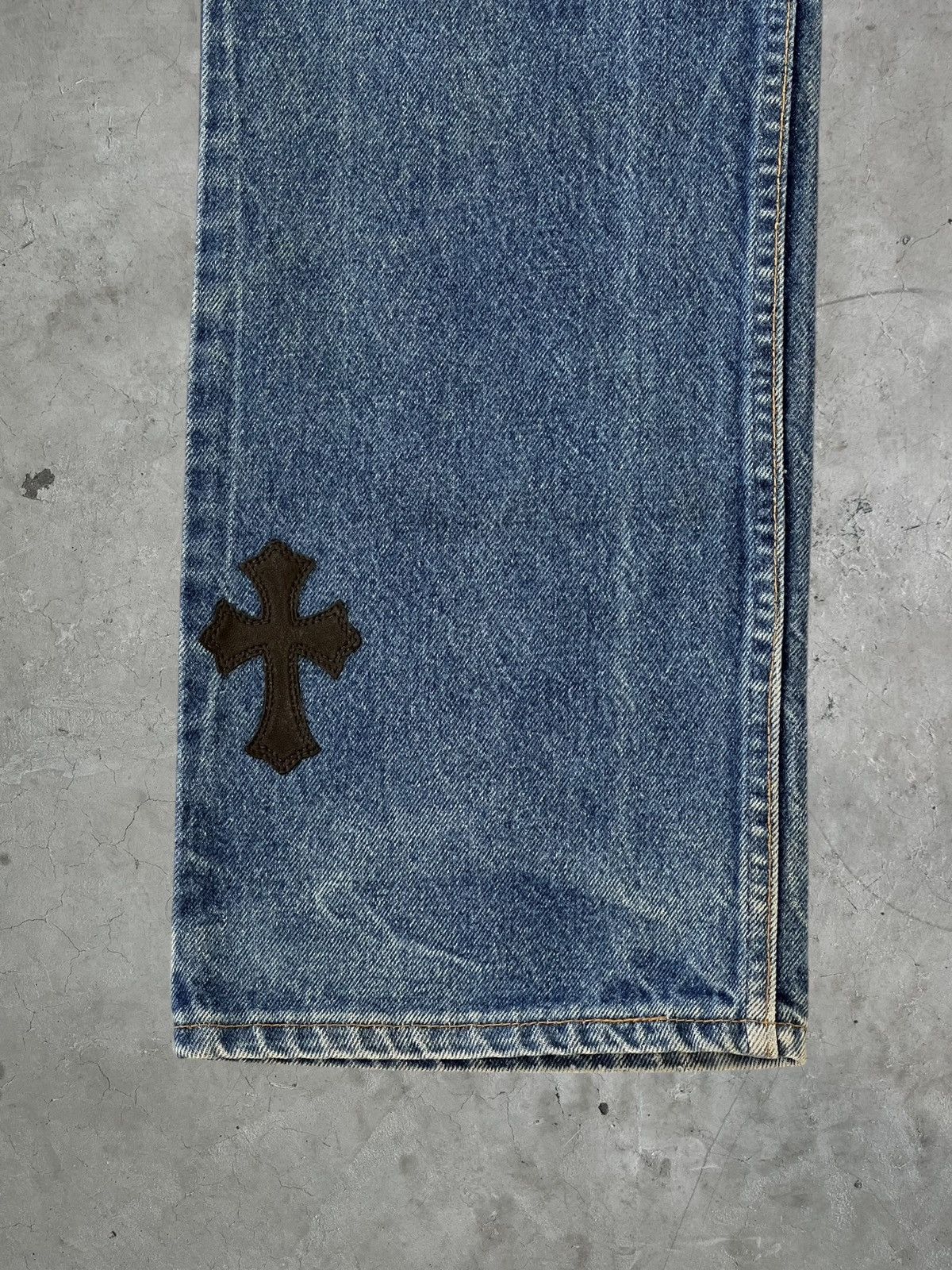 Chrome Hearts Chrome Hearts Leather Patch Jeans Size US 34 / EU 50 - 5 Thumbnail