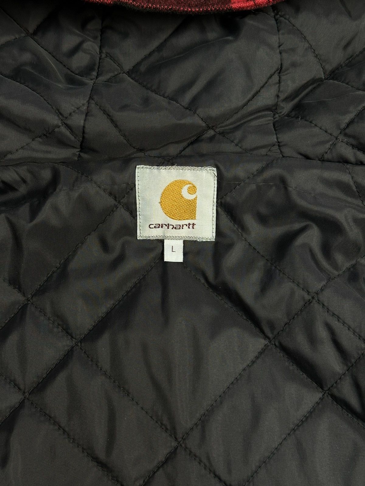 Carhartt Vintage Carhartt Active Jacket Wool Check Distressed Y2K Size US L / EU 52-54 / 3 - 11 Thumbnail