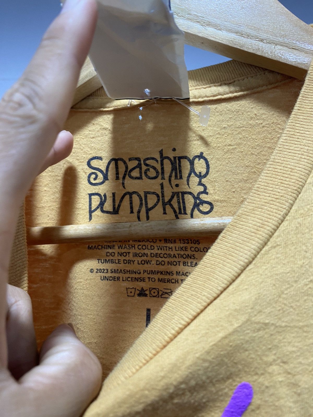 Band Tees × Rap Tees Rare☠️ Smashing Pumpkins Puff Print Tshirt Band Size US M / EU 48-50 / 2 - 6 Thumbnail