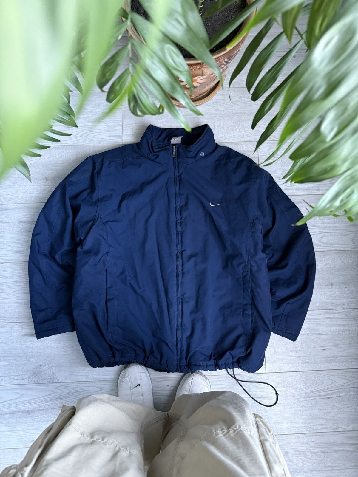 Nike × Vintage Vintage Nike swoosh logo nylon’s jacket 90’s Size US XXL / EU 58 / 5 - 2 Thumbnail