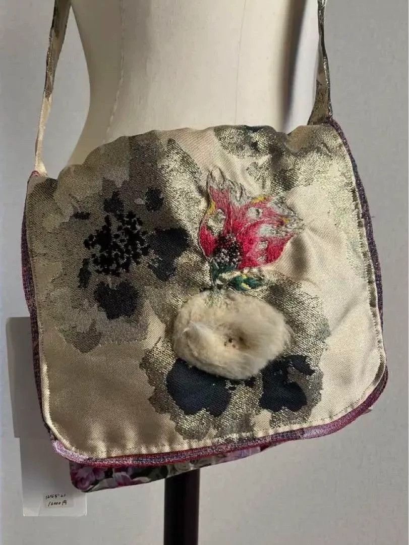 Japanese Brand Handmade Floral Patchwork Crossbody Bag Size ONE SIZE - 1 Thumbnail