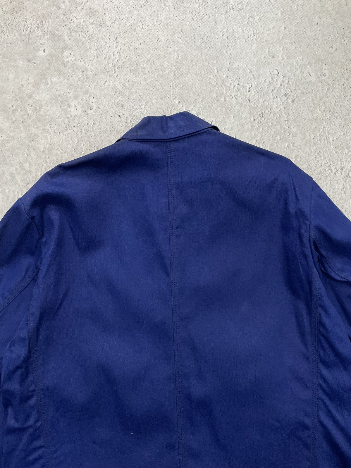 Le Laboureur Vintage 70s/80s French Cotton Twill Chore Jacket Indigo Size US XL / EU 56 / 4 - 13 Thumbnail