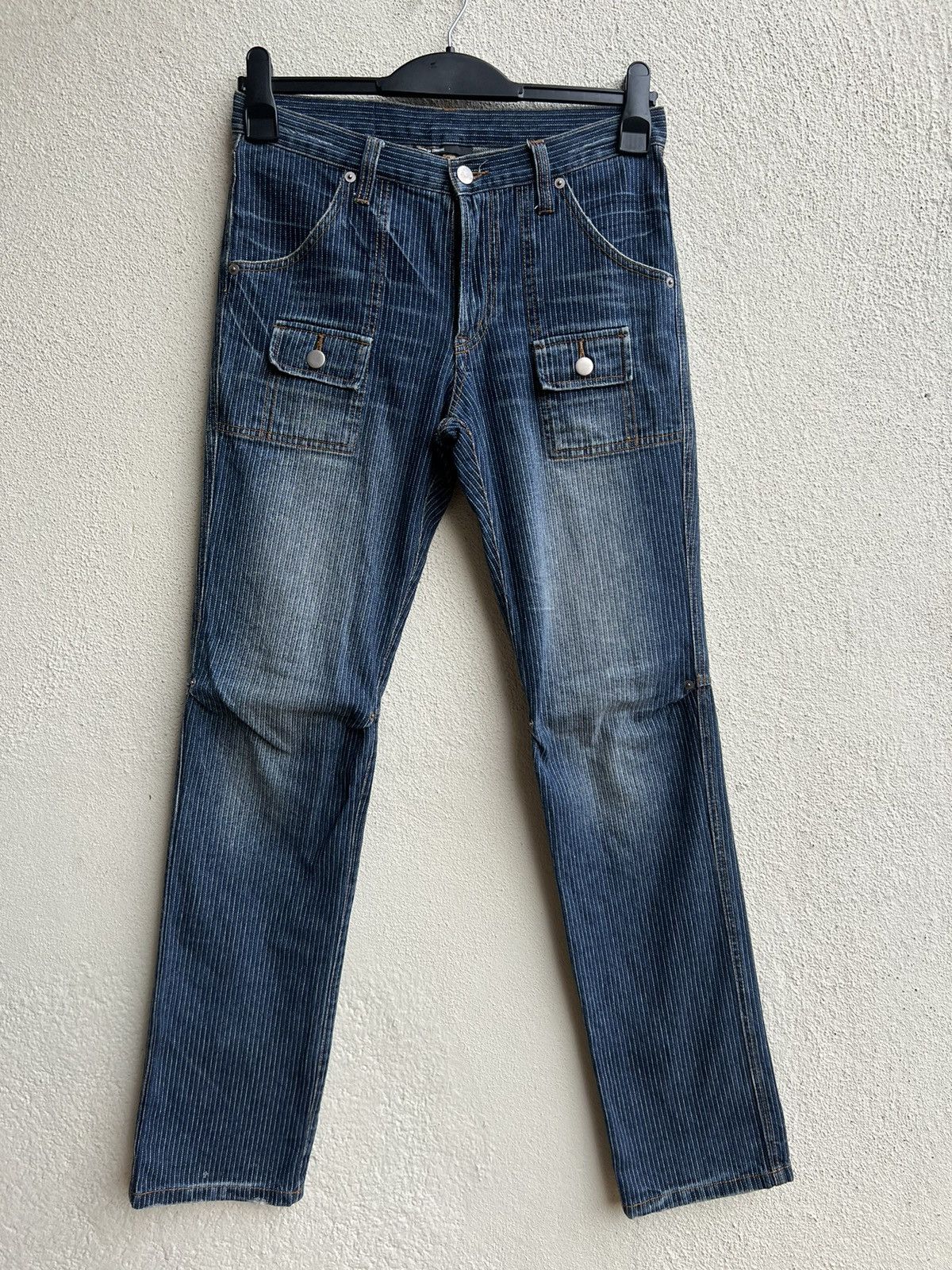 Comme Ca Ism COMME CA COMMUNE X Goldwin Fade Denim Bush Pant Jeans Size US 29 - 6 Thumbnail