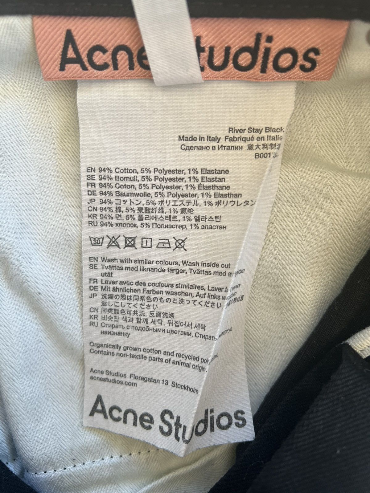 Acne Studios Acne Studios North Black Denim Size US 36 / EU 52 - 3 Thumbnail