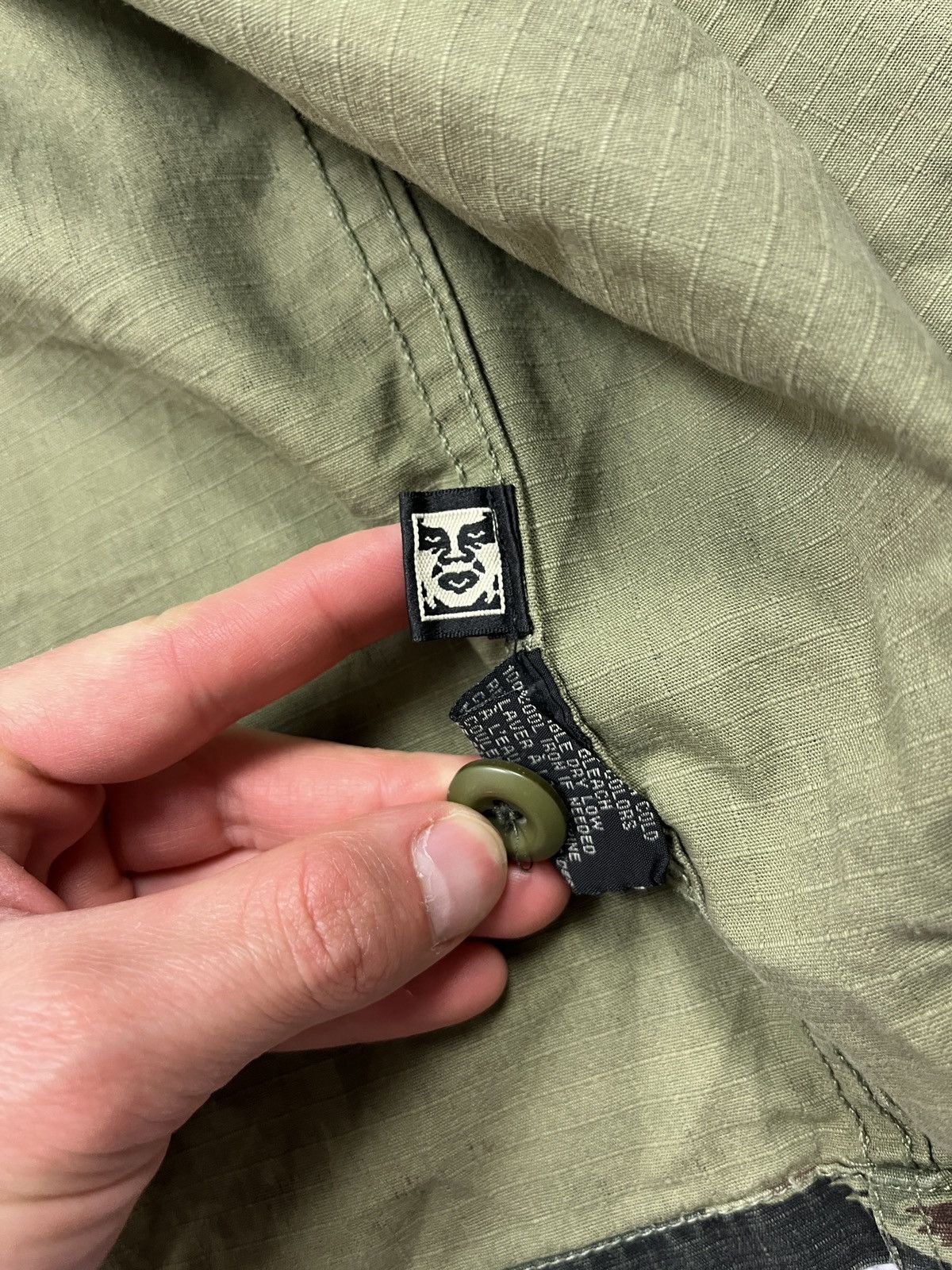 Obey Obey Green All Over Print Camo Field Coach Jacket Size US M / EU 48-50 / 2 - 14 Thumbnail