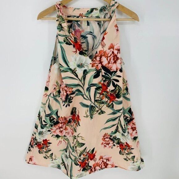 Other Maison Du Soir Night Dress M Emmie Floral Twist Strap Luxury Size ONE SIZE - 4 Thumbnail
