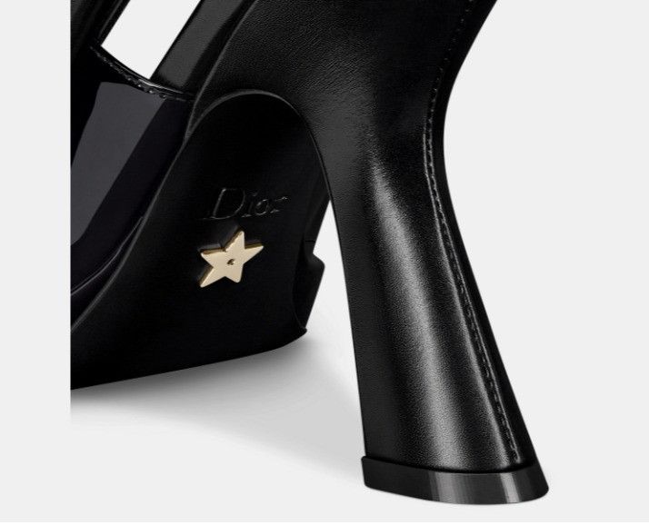 Dior o1w1db11224 Sweet-D Slingback Pumps in Black Size US 6 / IT 36 - 5 Thumbnail