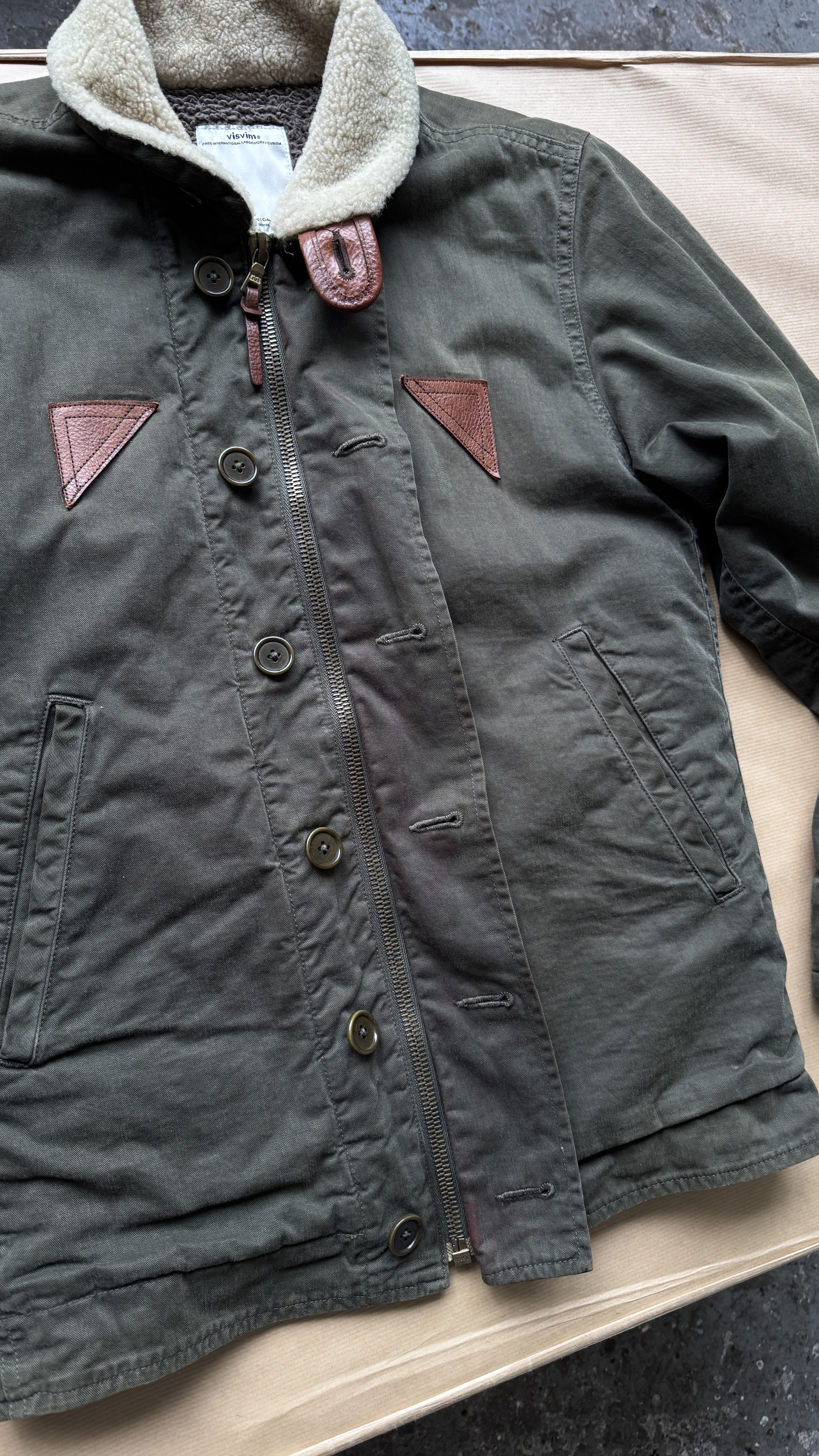 Visvim aa . S . DECKHAND JACKET BOA . WIND STOPPER BY GORE TEX LABS Size US S / EU 44-46 / 1 - 5 Thumbnail