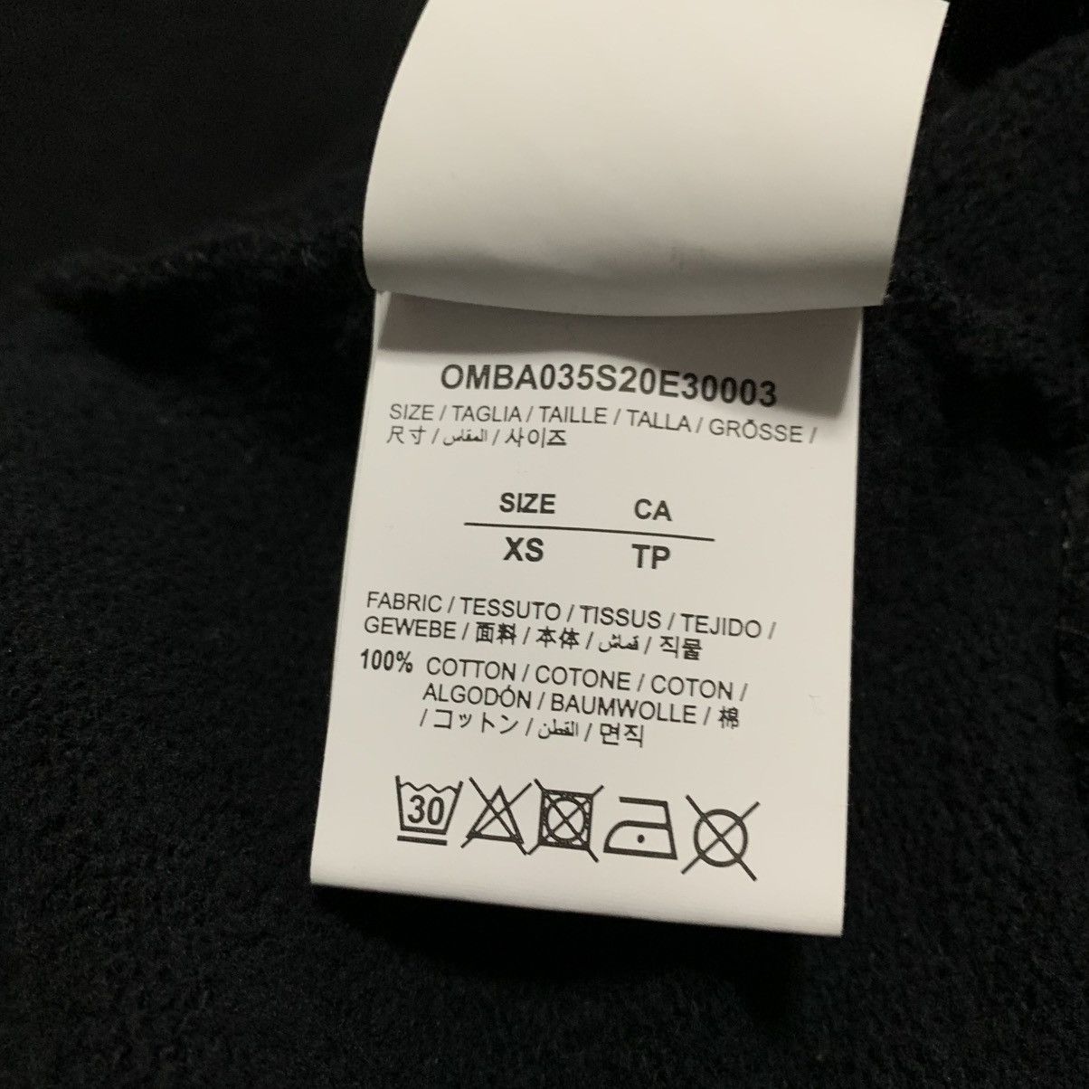 Off-White Off White XS Airport Arrows Black Sweatshirt Crewneck Virgil Size US XS / EU 42 / 0 - 8 Thumbnail