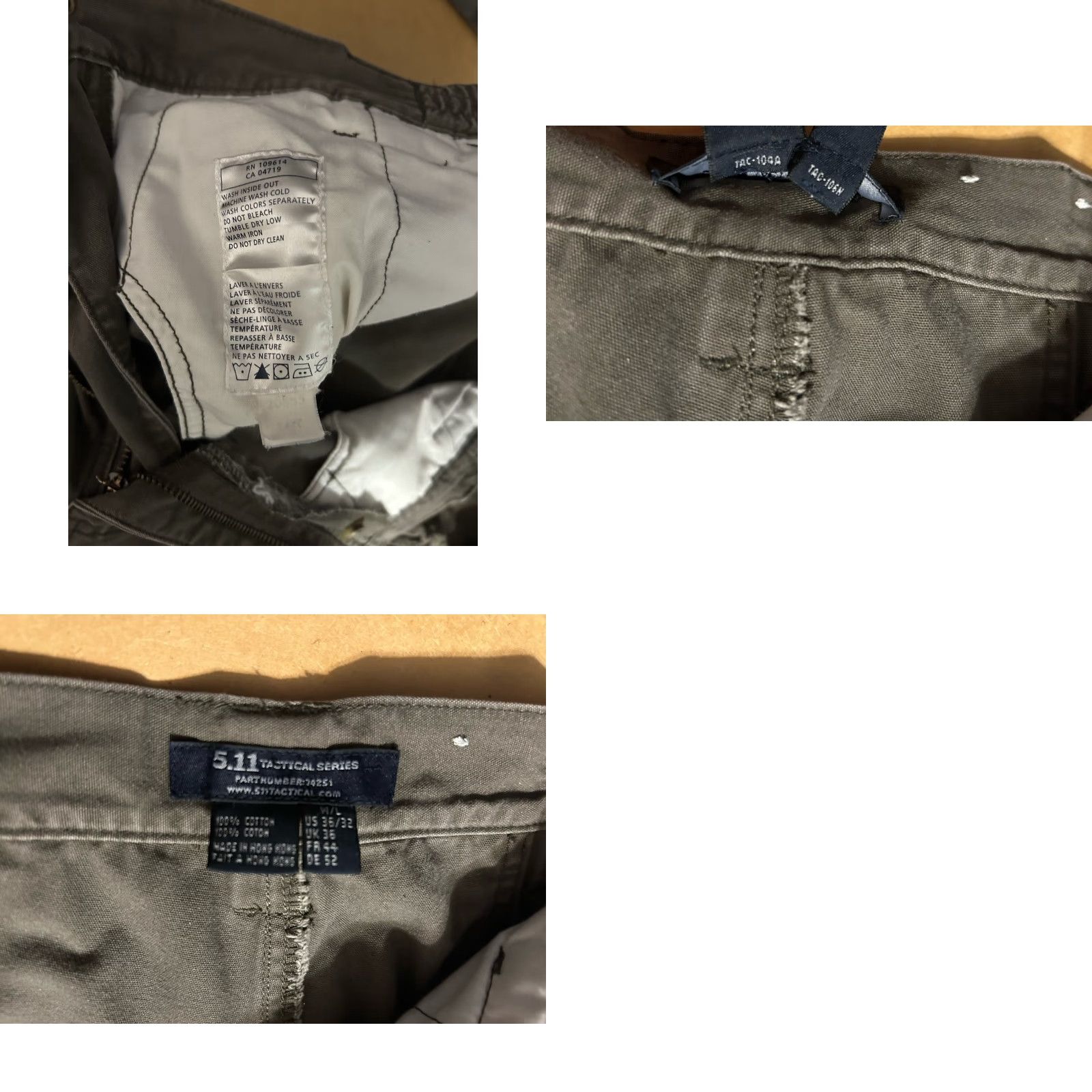 Vintage 5.11 Tactical Gray Tone Cargo Pants Men 34x30 Street Police Style Workwear Pants by 5.11 Tactical Size US 34 / EU 50 - 10 Thumbnail
