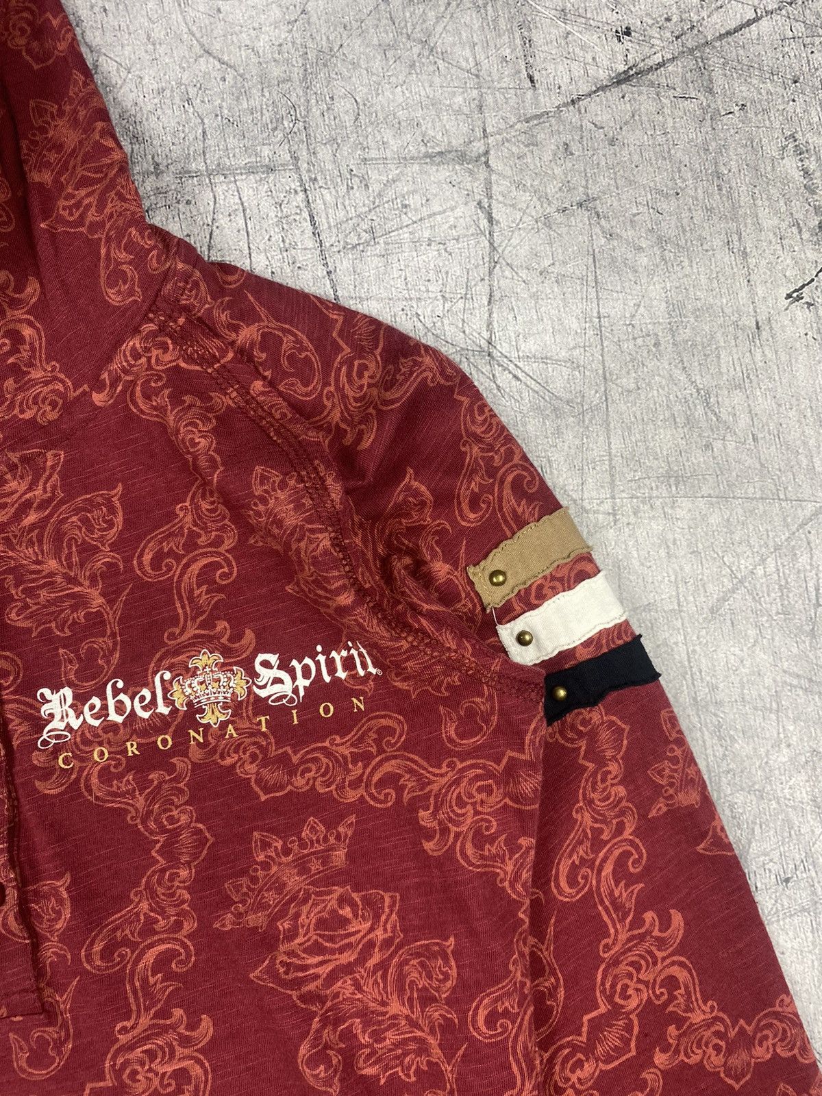 Affliction Vintage Y2K Affliction Style Rebel Spirit Hoodie Size M / US 6-8 / IT 42-44 - 12 Thumbnail