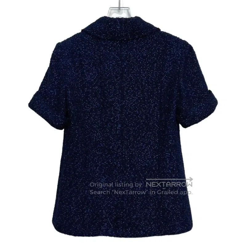 Chanel Chanel M Size Peacock Blue Cotton Blend Jacket . Size M / US 6-8 / IT 42-44 - 2 Thumbnail