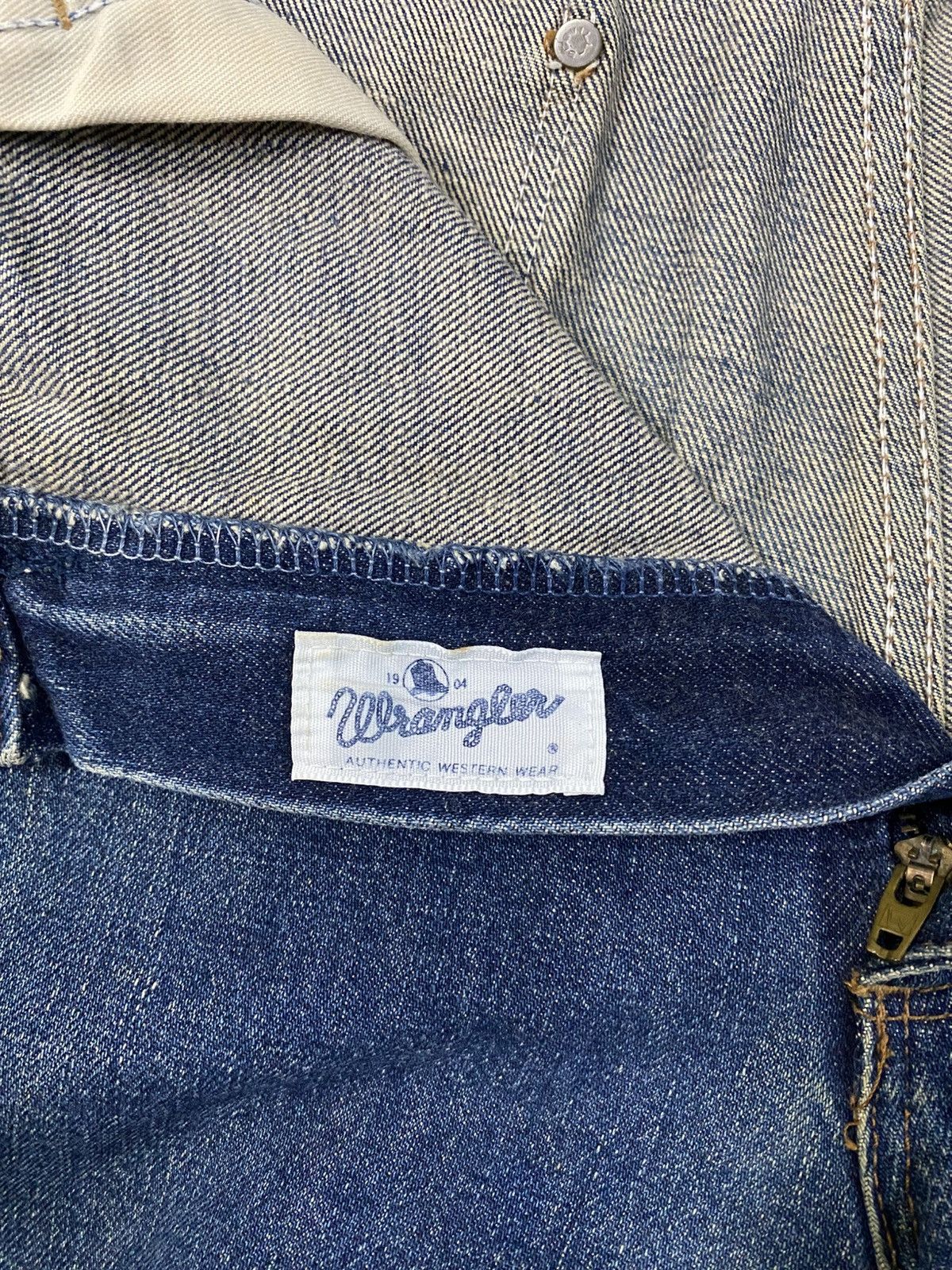JNCO × Jean × Wrangler Vintage Wrangler Blue Bell Cropped Rusty Jeans @272 Size US 32 / EU 48 - 11 Thumbnail