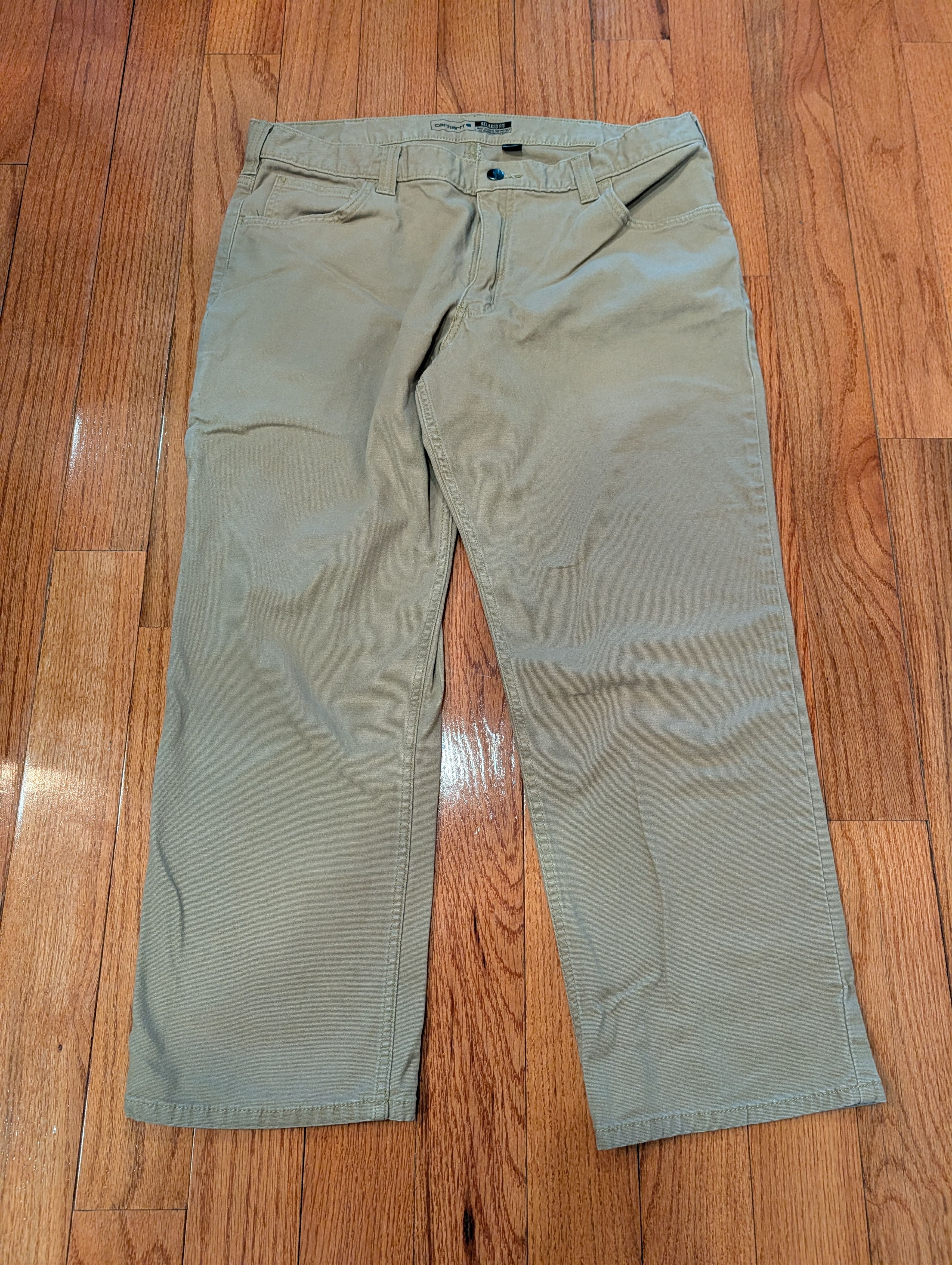 Carhartt Carhartt Relaxed Fit Canvas Work Pants Carpenter Size 38x28 Size US 38 / EU 54 - 3 Thumbnail