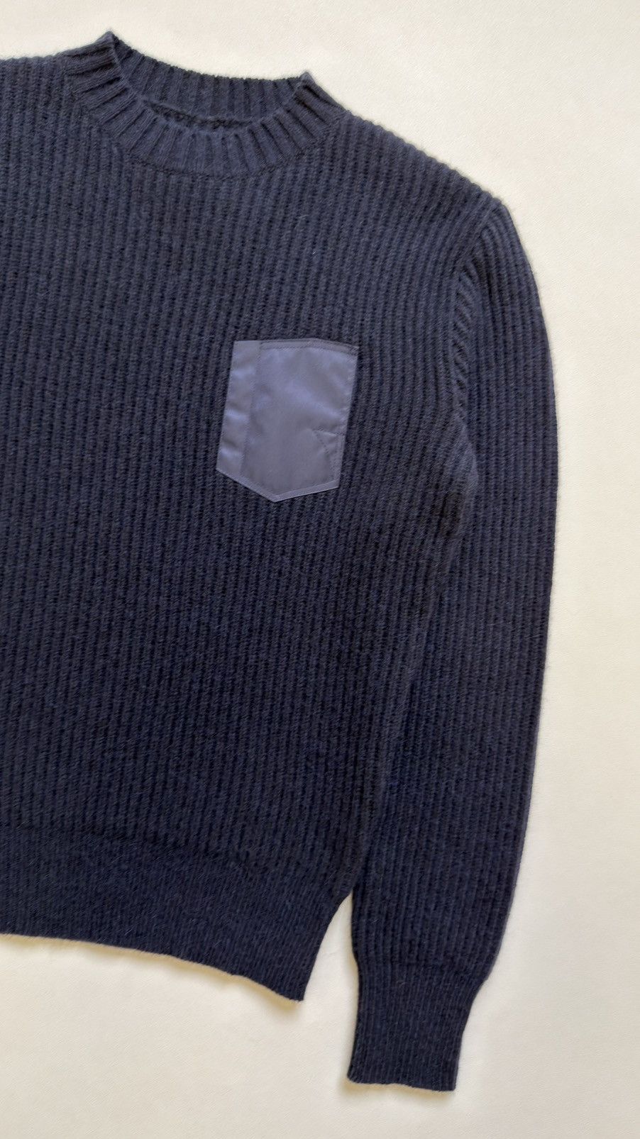 Maison Margiela A/W 21 Ribbed Wool ‘Officer’ Sweater Size US XL / EU 56 / 4 - 4 Thumbnail