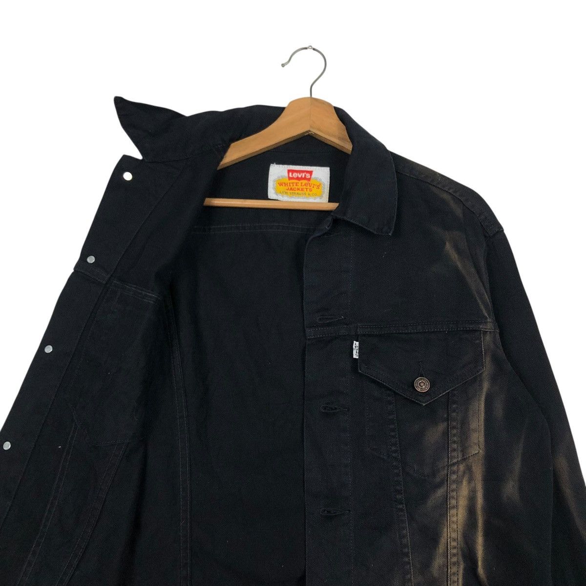 Levi's 🔥VINTAGE BIKER JACKET LEVI’S SUN FADED DESIGN VERY RARE Size US M / EU 48-50 / 2 - 14 Thumbnail
