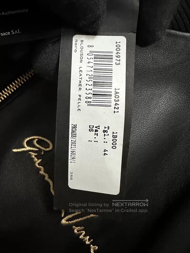 Versace Versace Black sheepskin embroidered jacket coat Size M / US 6-8 / IT 42-44 - 8 Thumbnail