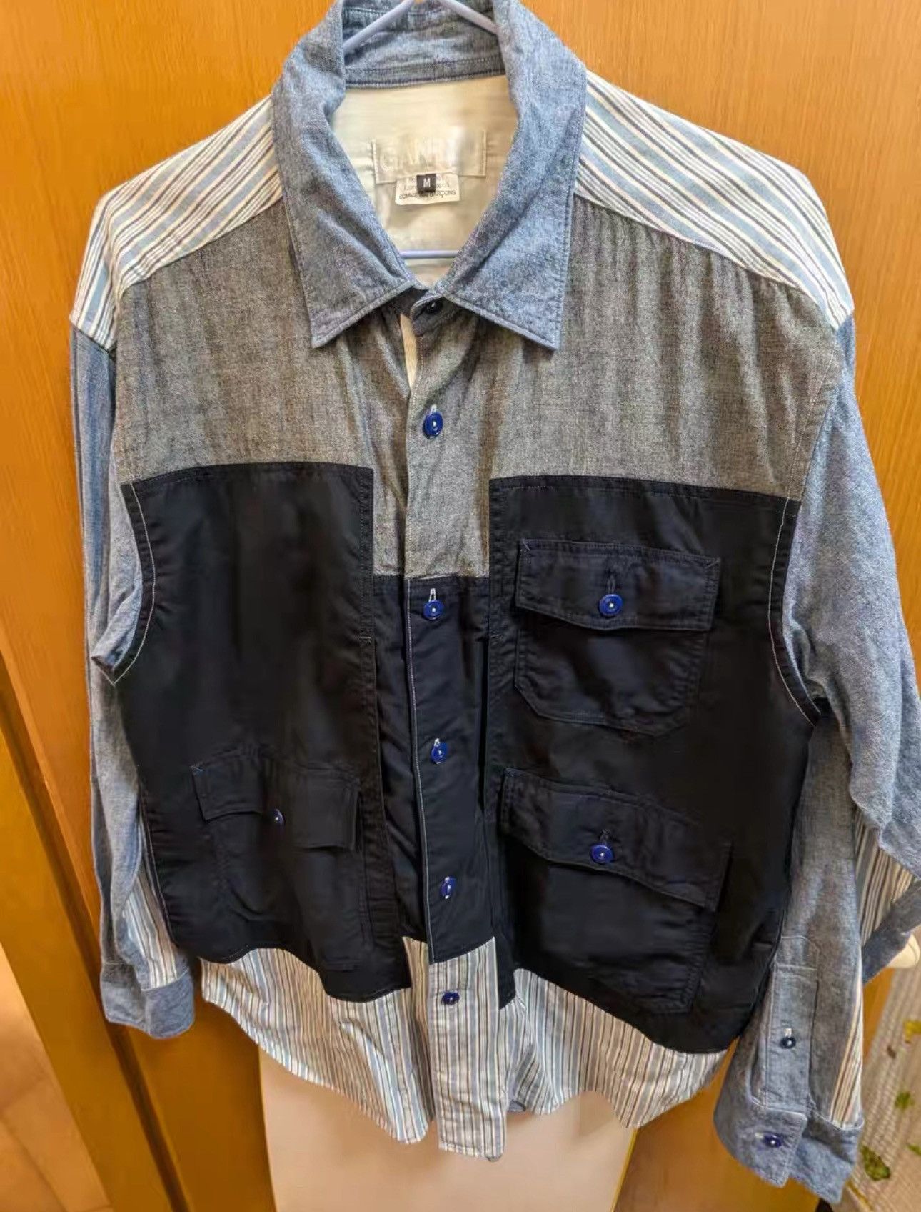 Comme des Garcons Comme Des Garcons Ganryu Patchwork Shirt，size M Size US M / EU 48-50 / 2 - 1 Thumbnail