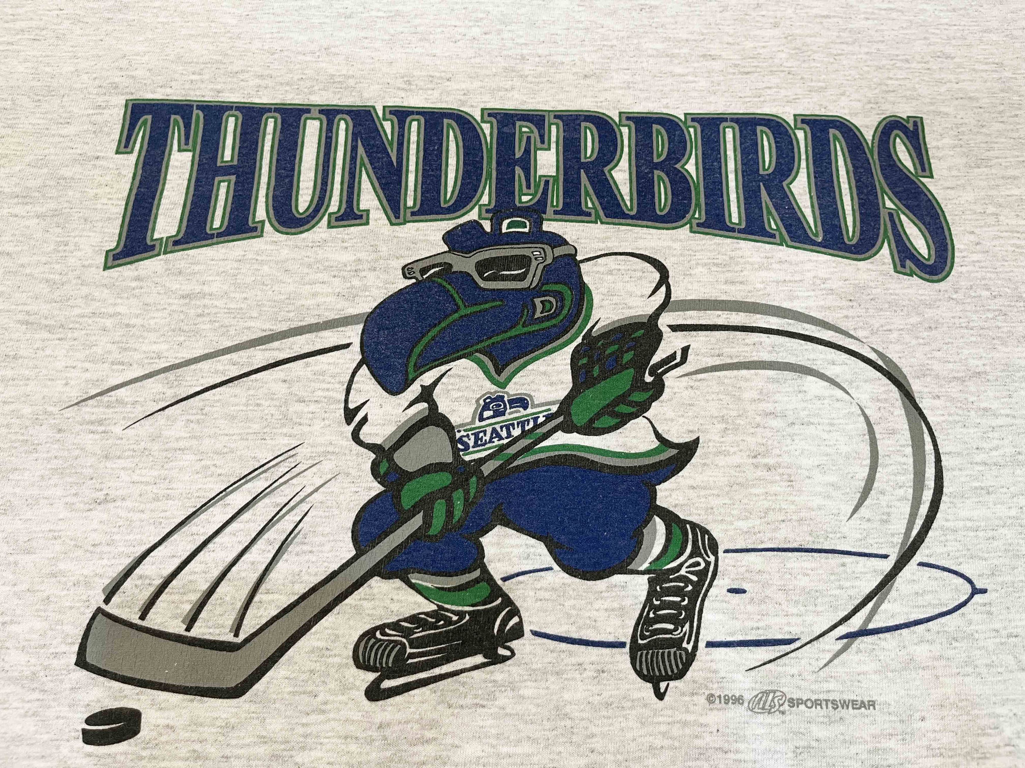 Vintage Vintage Tennessee River WHL Seattle Thunderbirds T-Shirt Size US XL / EU 56 / 4 - 2 Thumbnail