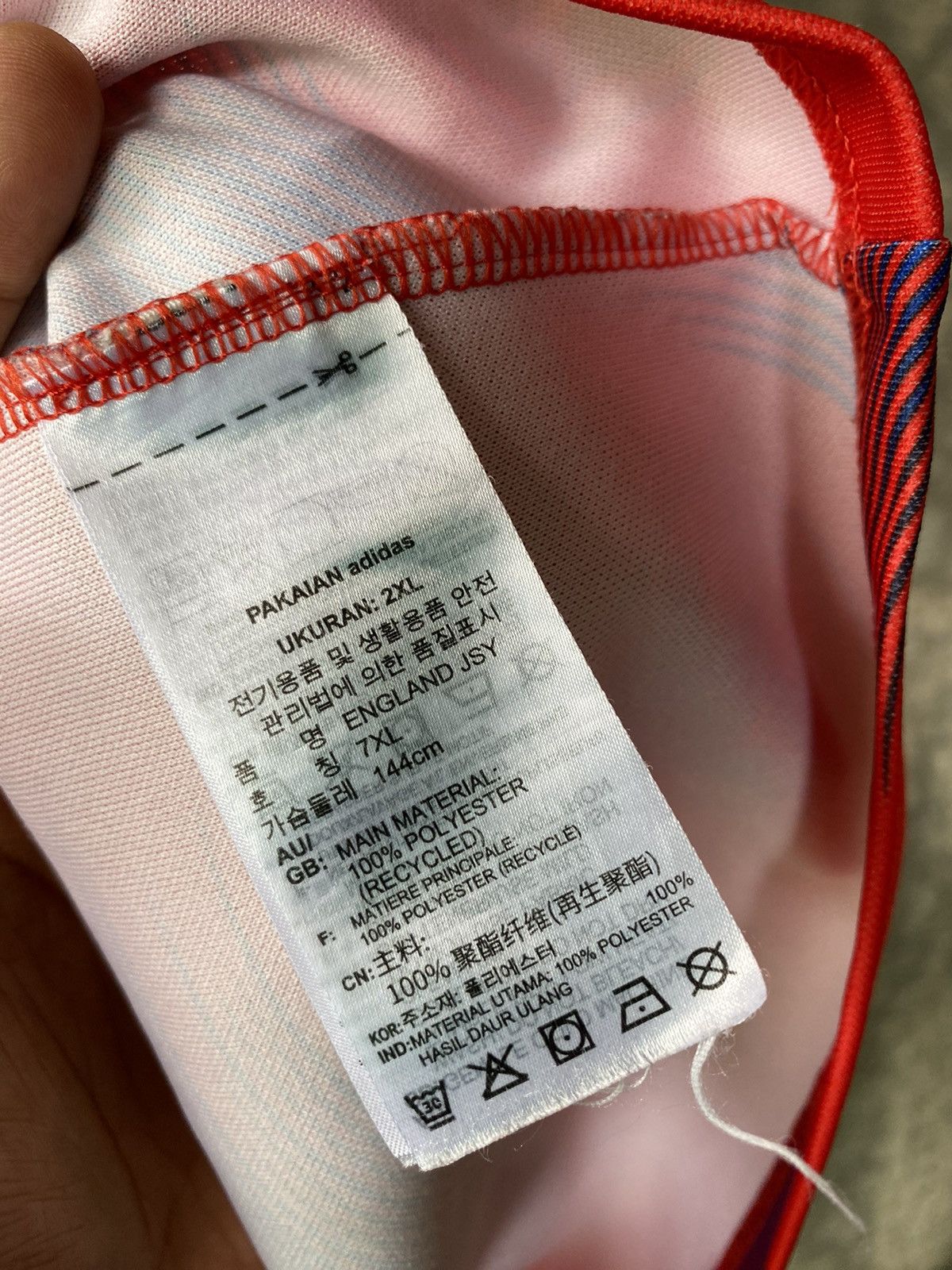 Adidas Adidas England Jersey Size US XXL / EU 58 / 5 - 5 Thumbnail