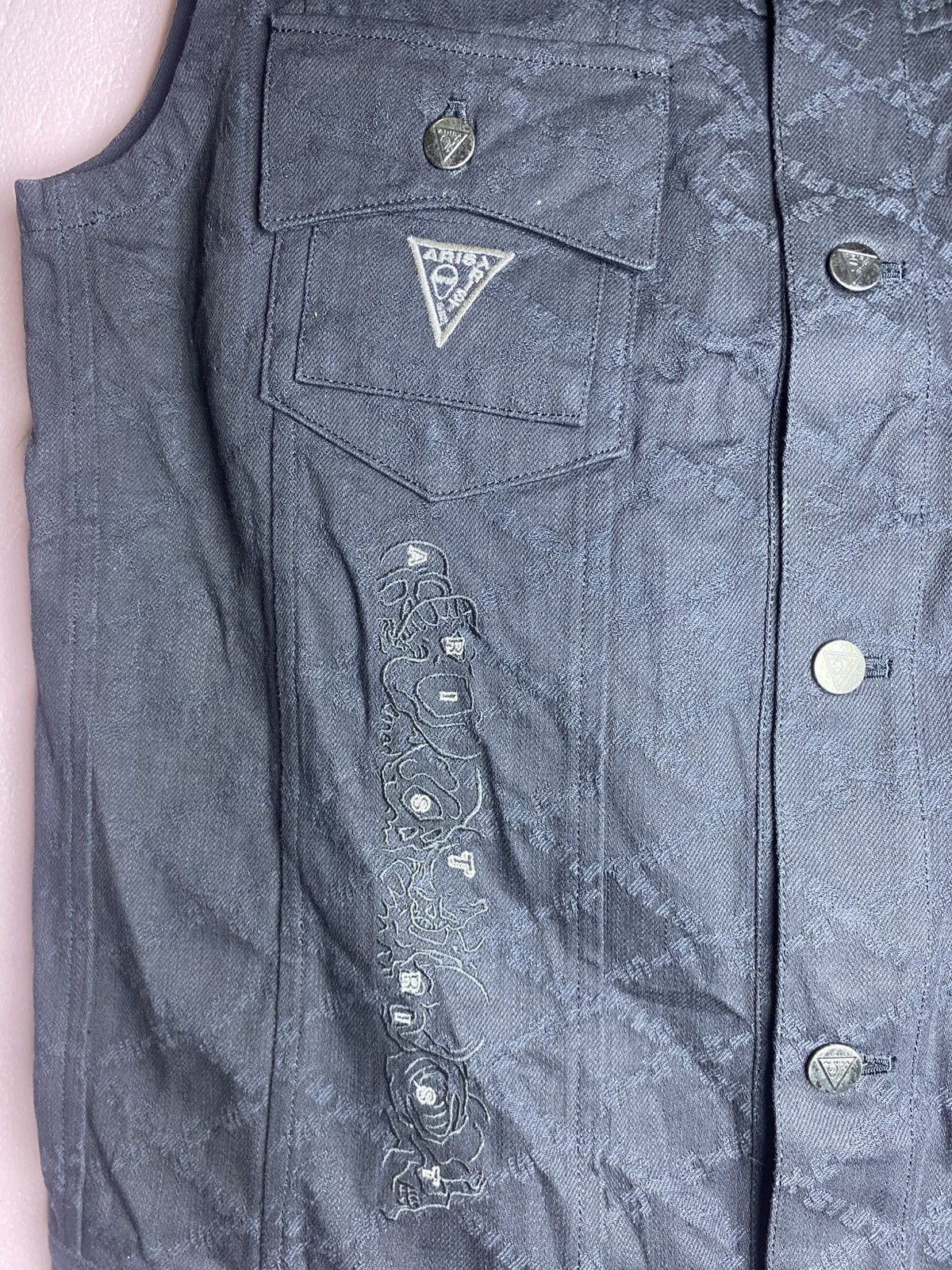 Denime ARISTRIST 10TH Anniversary Sleeveless Denim Vest Jacket Size US XL / EU 56 / 4 - 6 Thumbnail