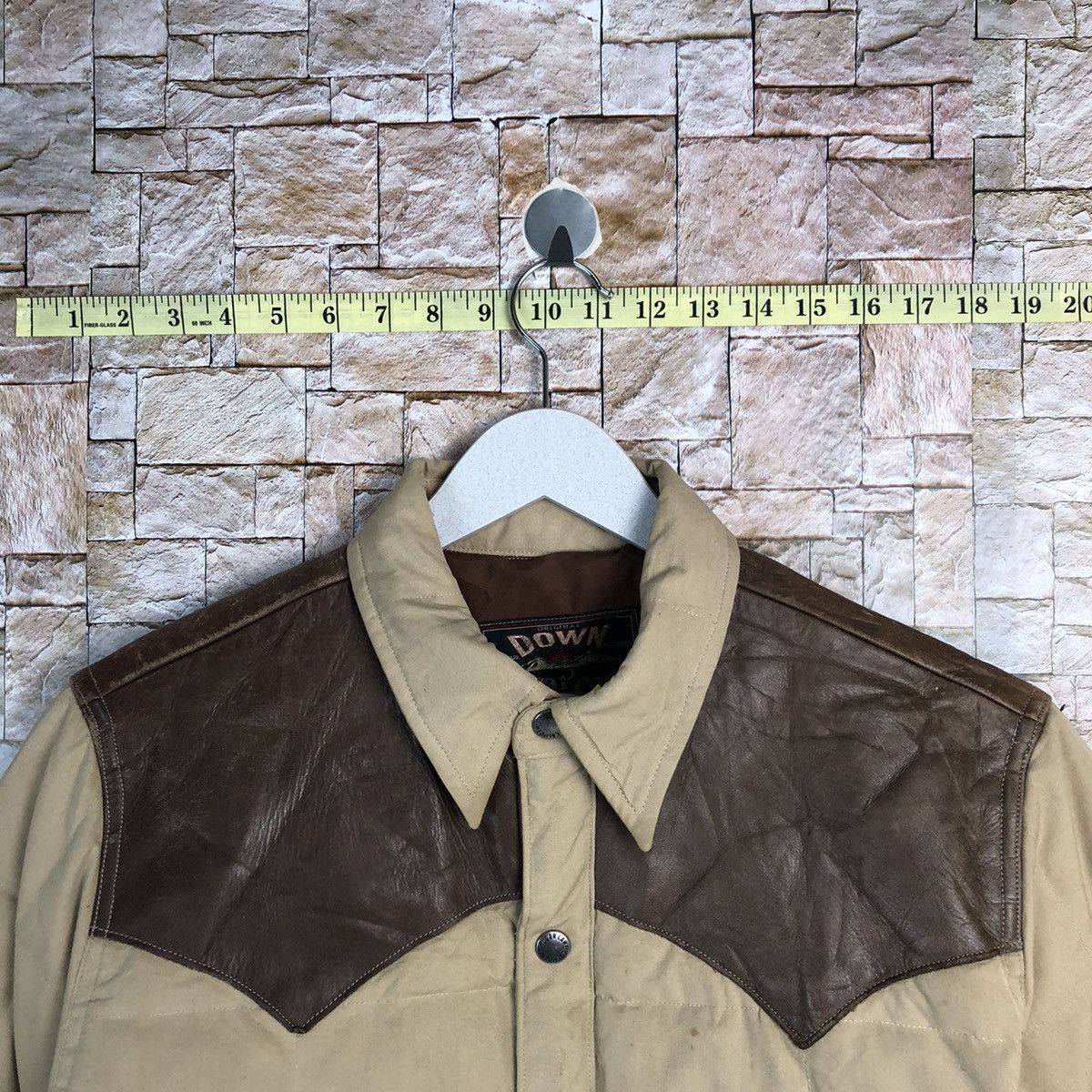 Sugar Cane DL Sugar Cane Quilt Hybrid Western Down Jacket Shirt #A284 Size US M / EU 48-50 / 2 - 4 Thumbnail