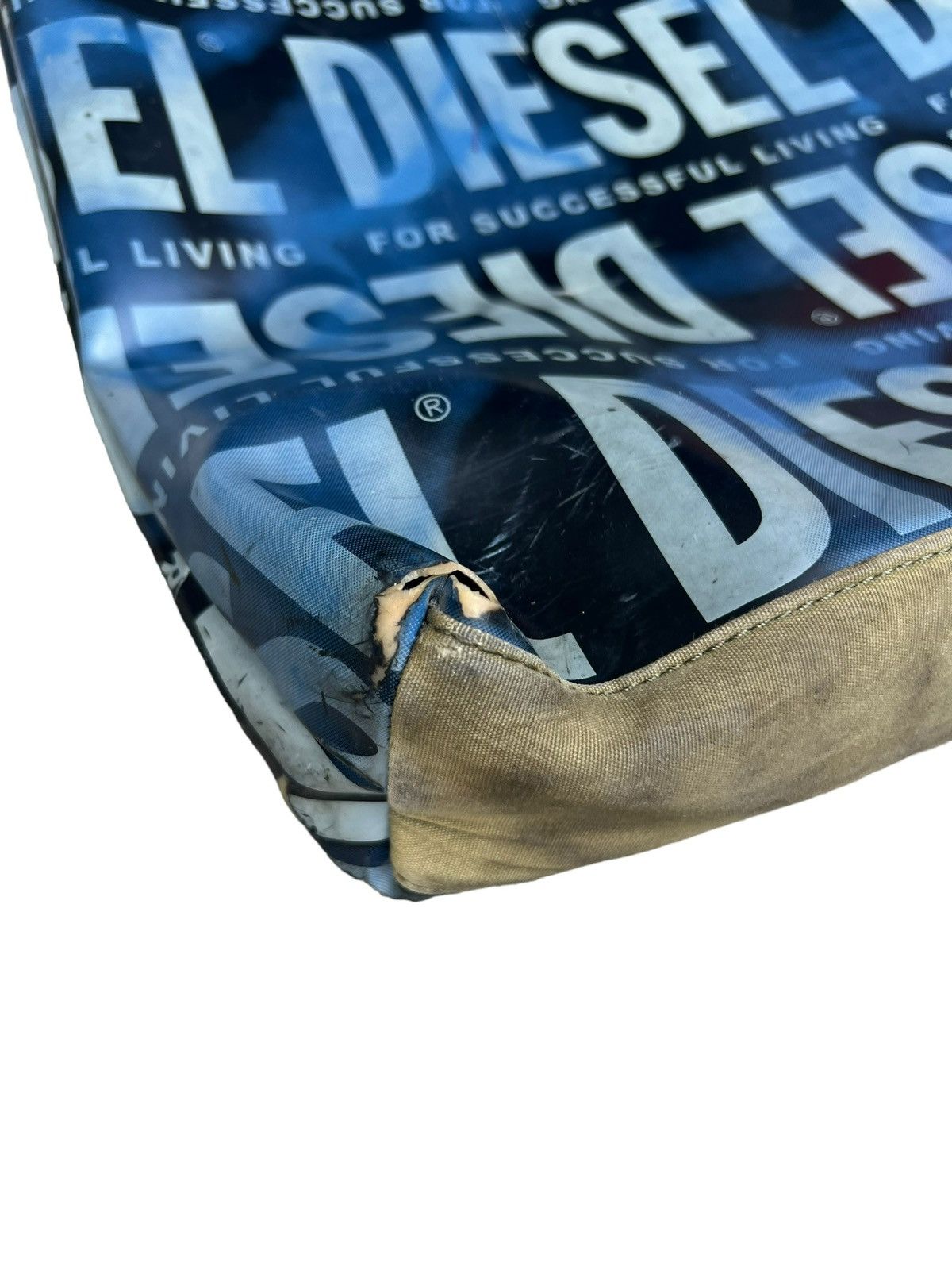 Diesel Vintage y2k Diesel Tote Bag Distressed Cyber Bag Size ONE SIZE - 5 Thumbnail