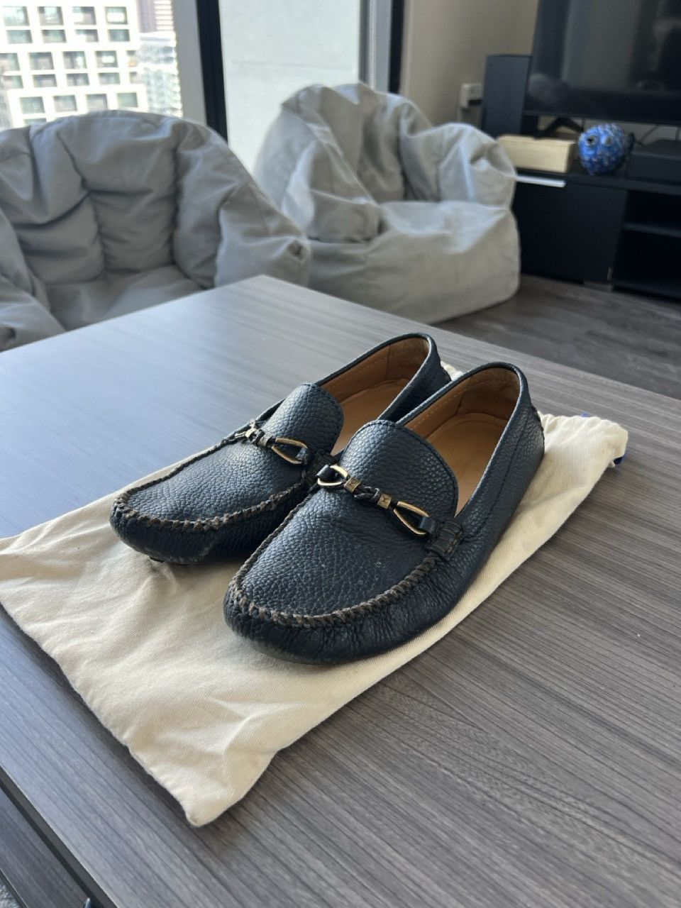 Louis Vuitton Louis Vuitton driving loafers - Navy Size US 8.5 / EU 41-42 - 1 Thumbnail