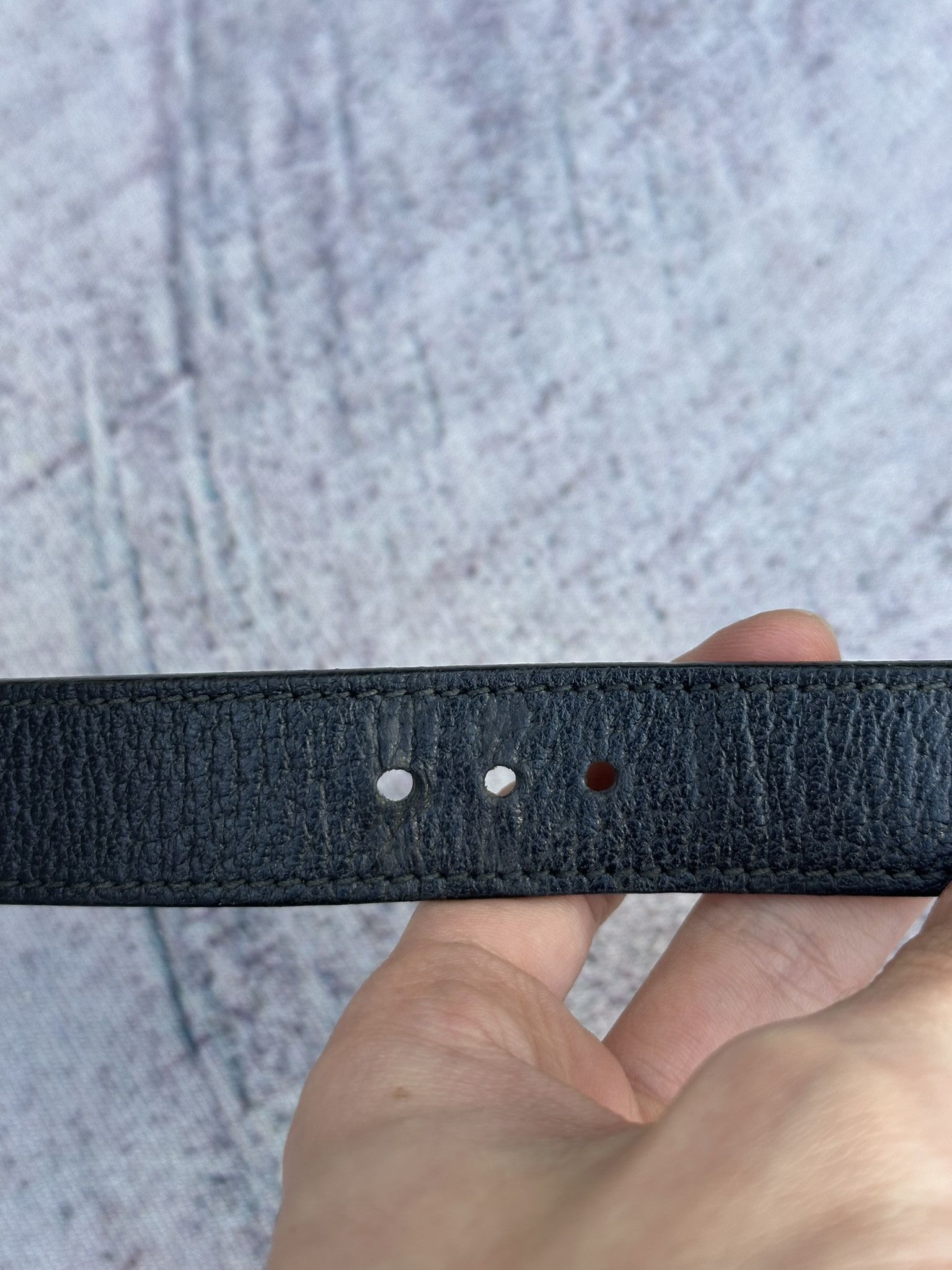 Gucci Gucci Bracelet Wrap GG Marmont Logo Black Leather Size ONE SIZE - 6 Thumbnail