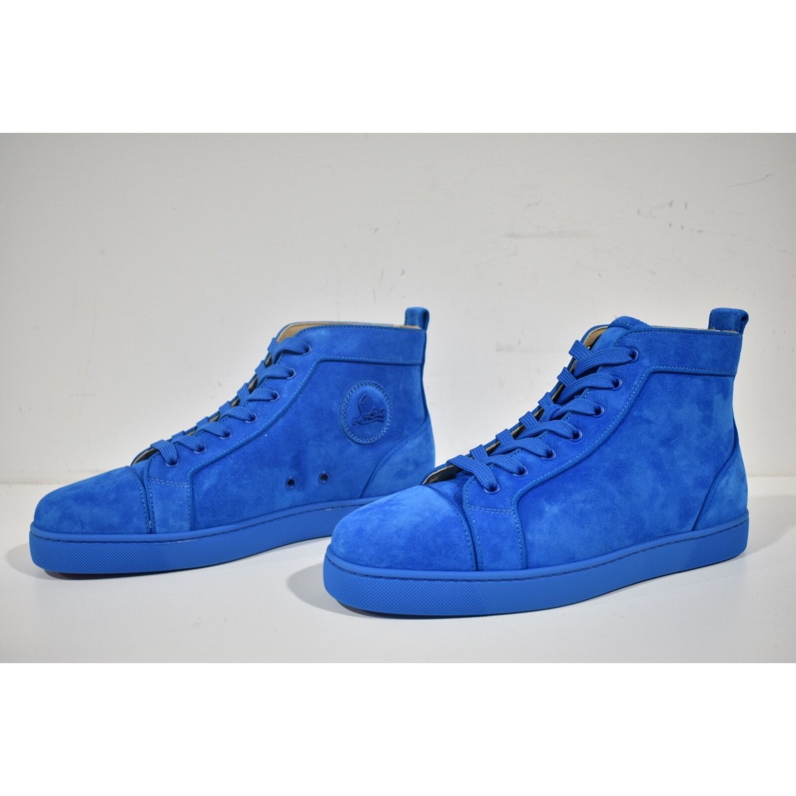 Christian Louboutin Christian Louboutin Louis Orlato Flat Alize Blue Suede High Size US 10 / EU 43 - 6 Thumbnail