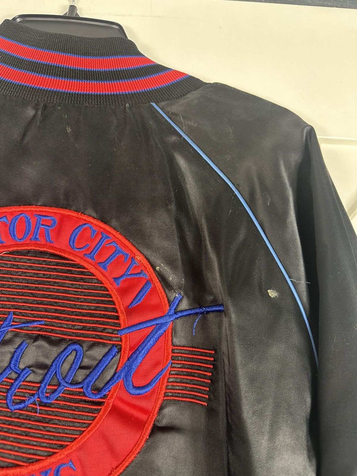 Vintage Pistons Detroit City Bad Boys Varsity Bomber Jacket Sz XL Size US XL / EU 56 / 4 - 7 Thumbnail