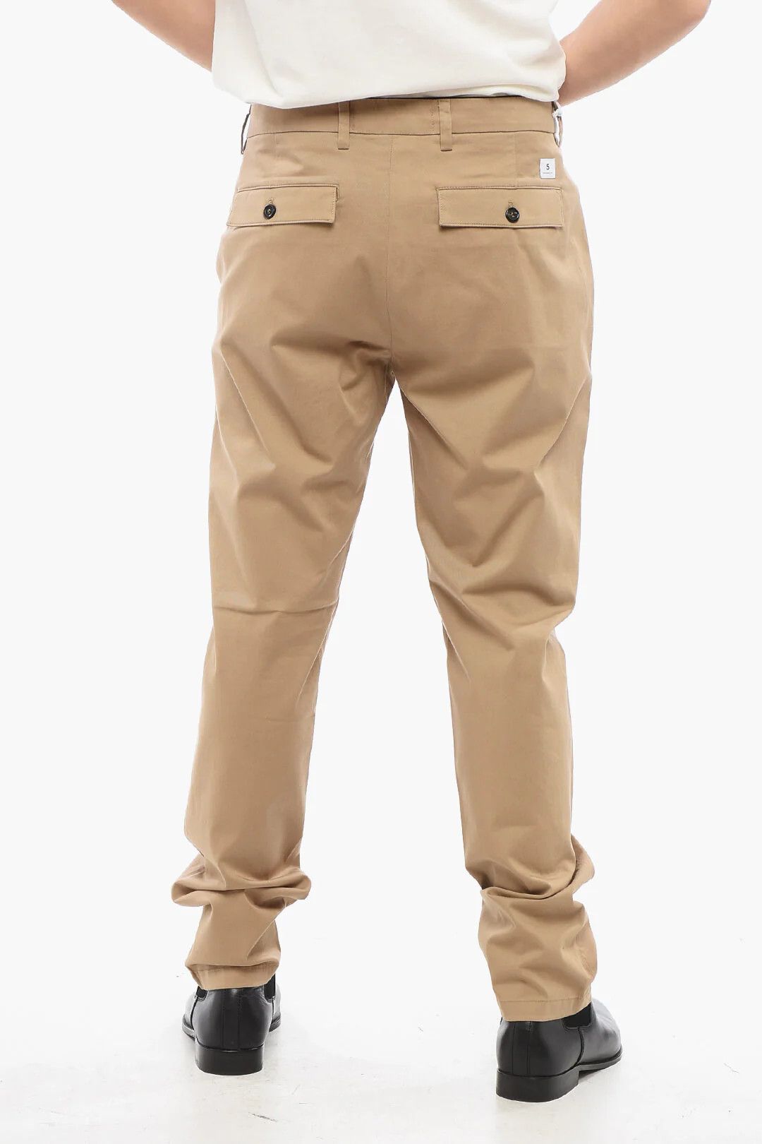 DEPARTMENT5 og1mm0326 Stretch Cotton Chino in Beige Size US 31 - 4 Thumbnail